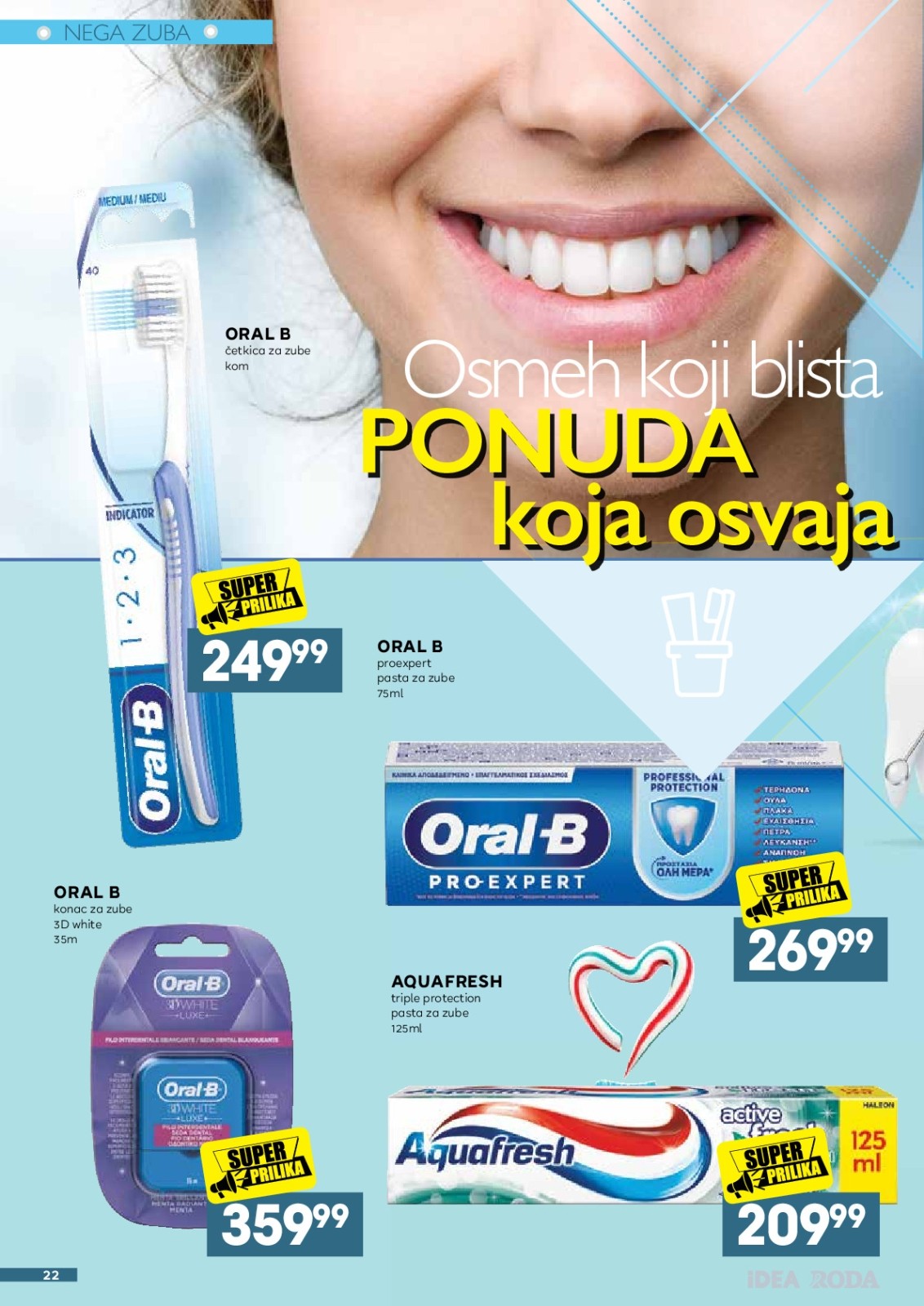 Roda katalog akcija strana 22 – važi od 12.8. do 16.8.2026.