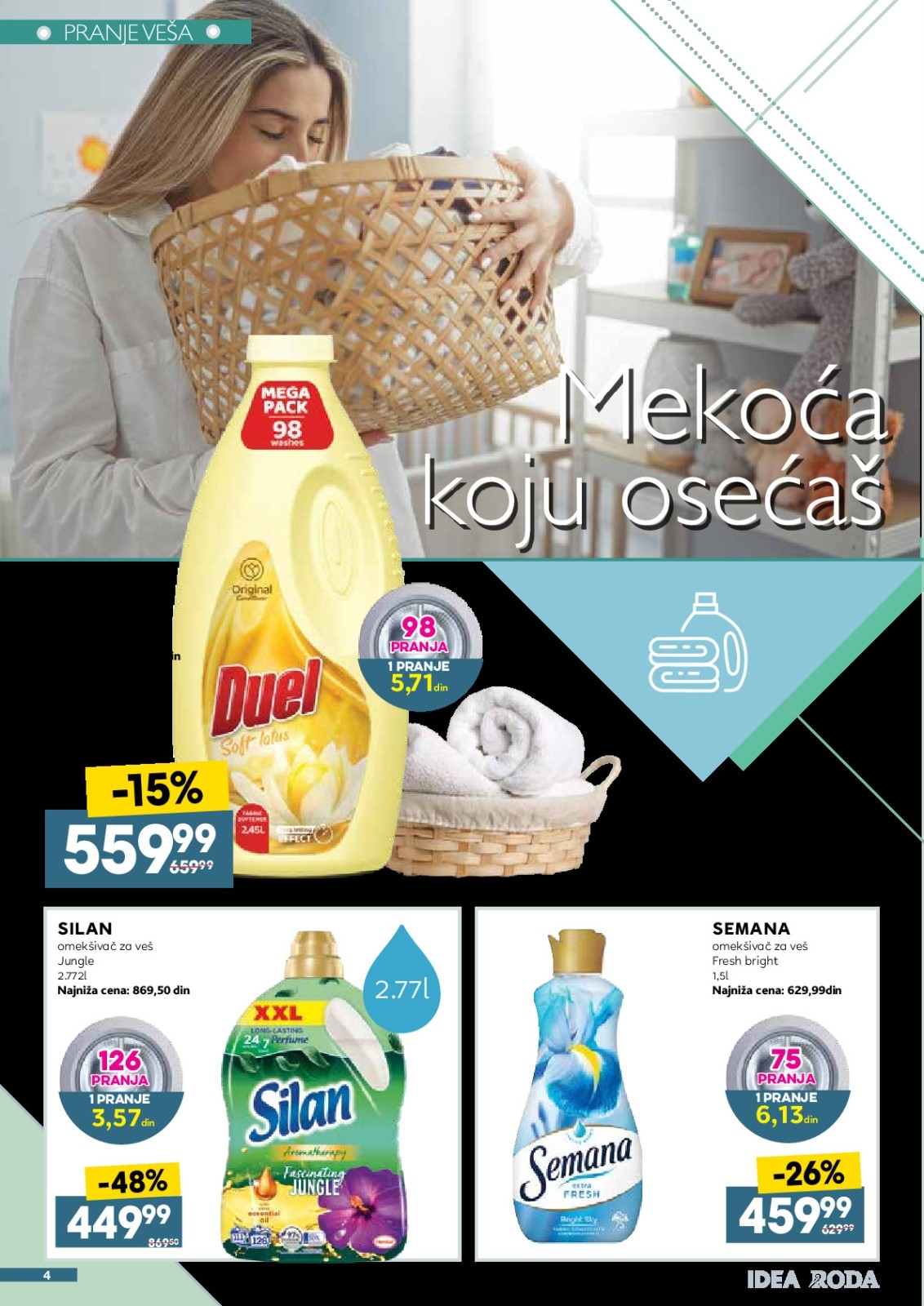 Roda katalog akcija strana 4 – važi od 12.8. do 16.8.2026.