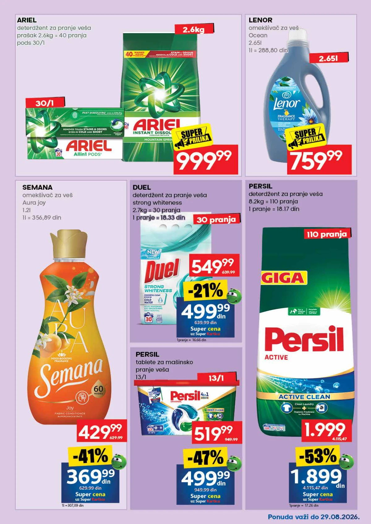 Roda katalog akcija strana 49 – važi od 17.8. do 30.8.2026.