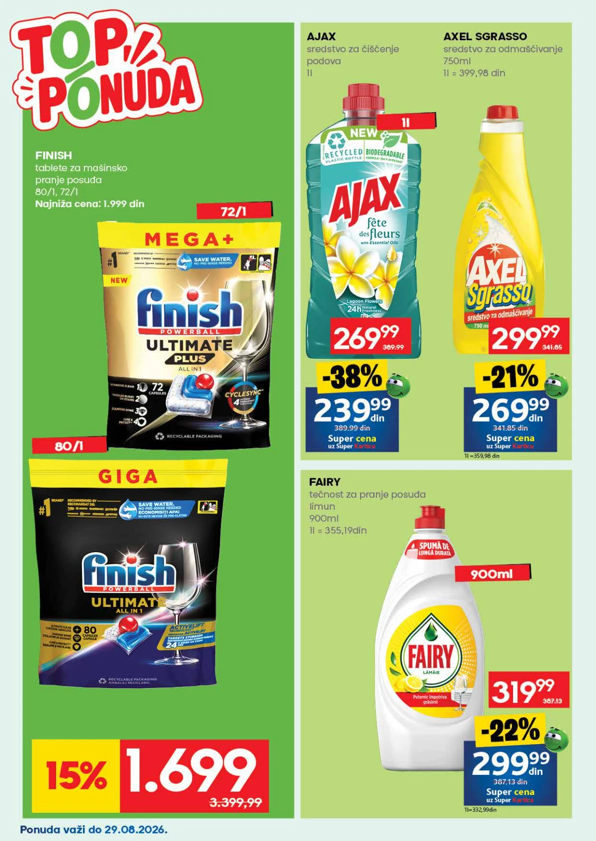 Roda katalog akcija strana 50 – važi od 17.8. do 30.8.2026.