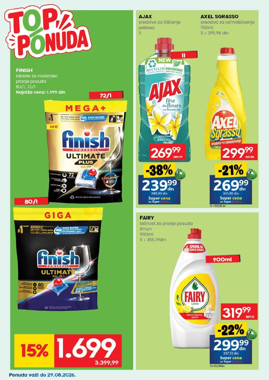 Roda katalog akcija strana 50 – važi od 17.8. do 30.8.2026.