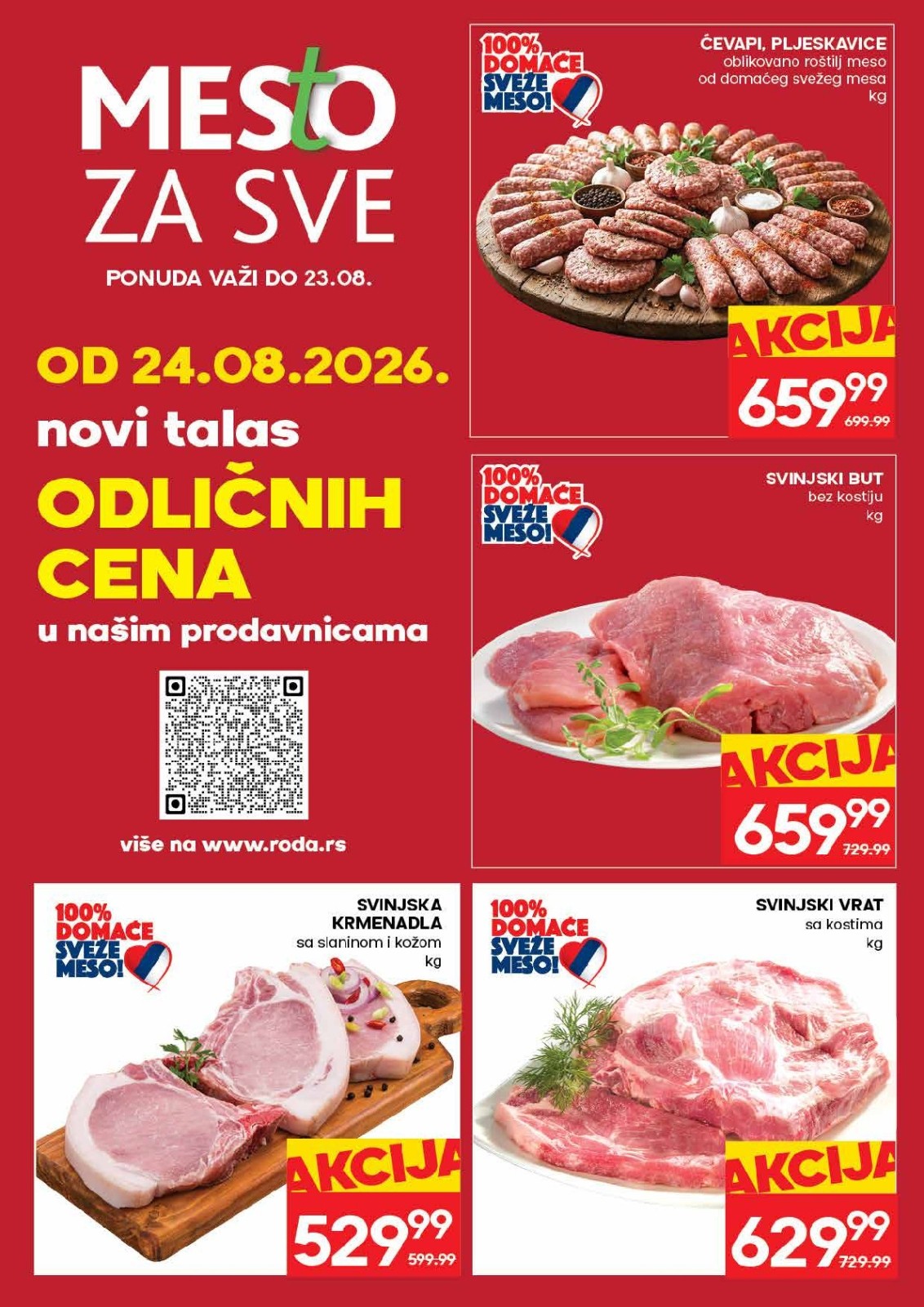 Roda katalog akcija strana 6 – važi od 17.8. do 30.8.2026.