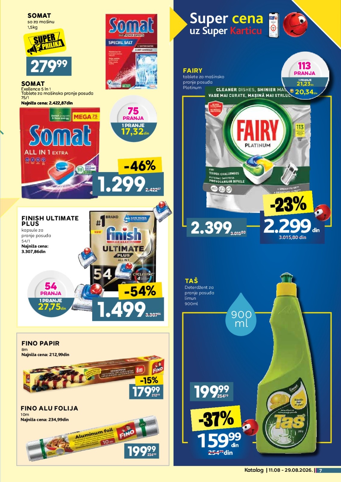 Roda katalog akcija strana 7 – važi od 12.8. do 16.8.2026.