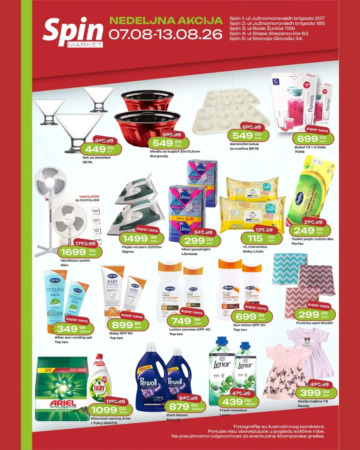 Spin katalog akcija strana 2 – važi od 7.8. do 13.8.2026.