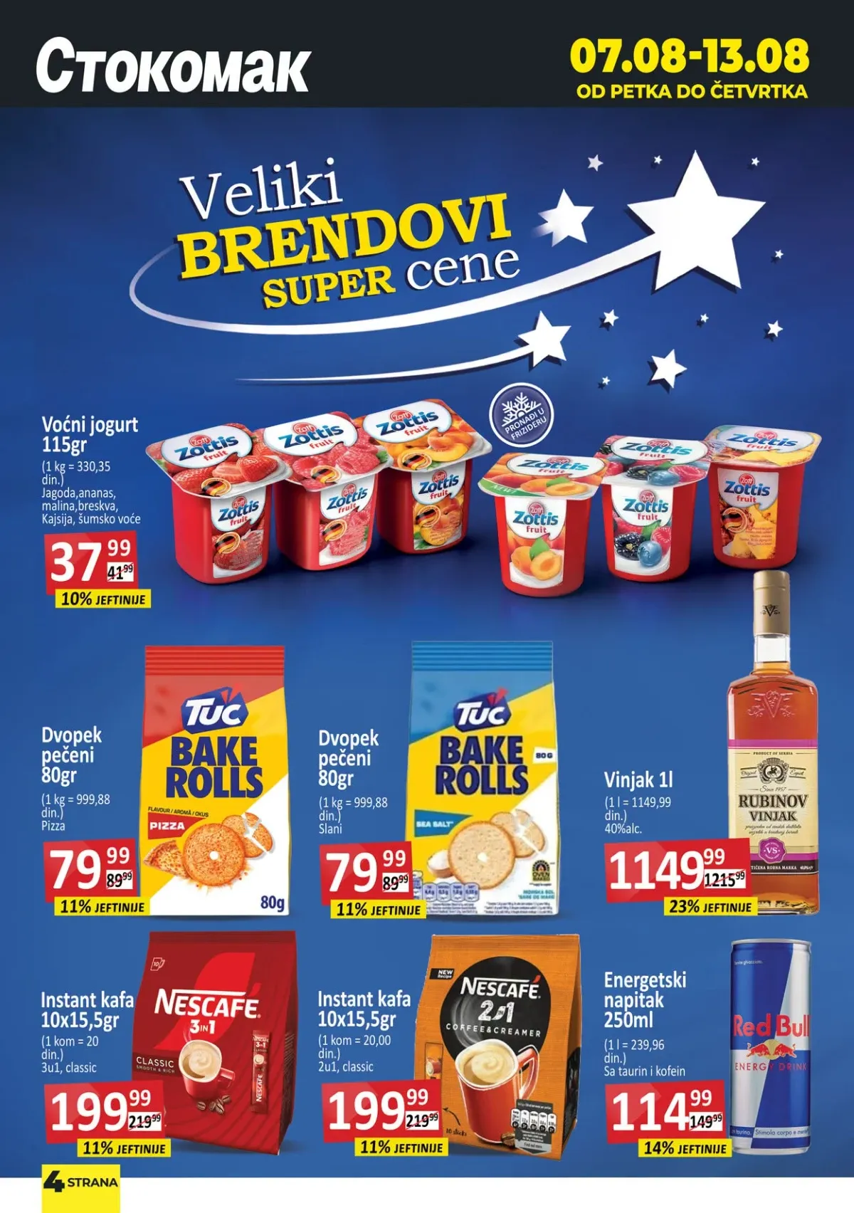 Stokomak katalog akcija strana 5 – važi od 7.8. do 13.8.2026.