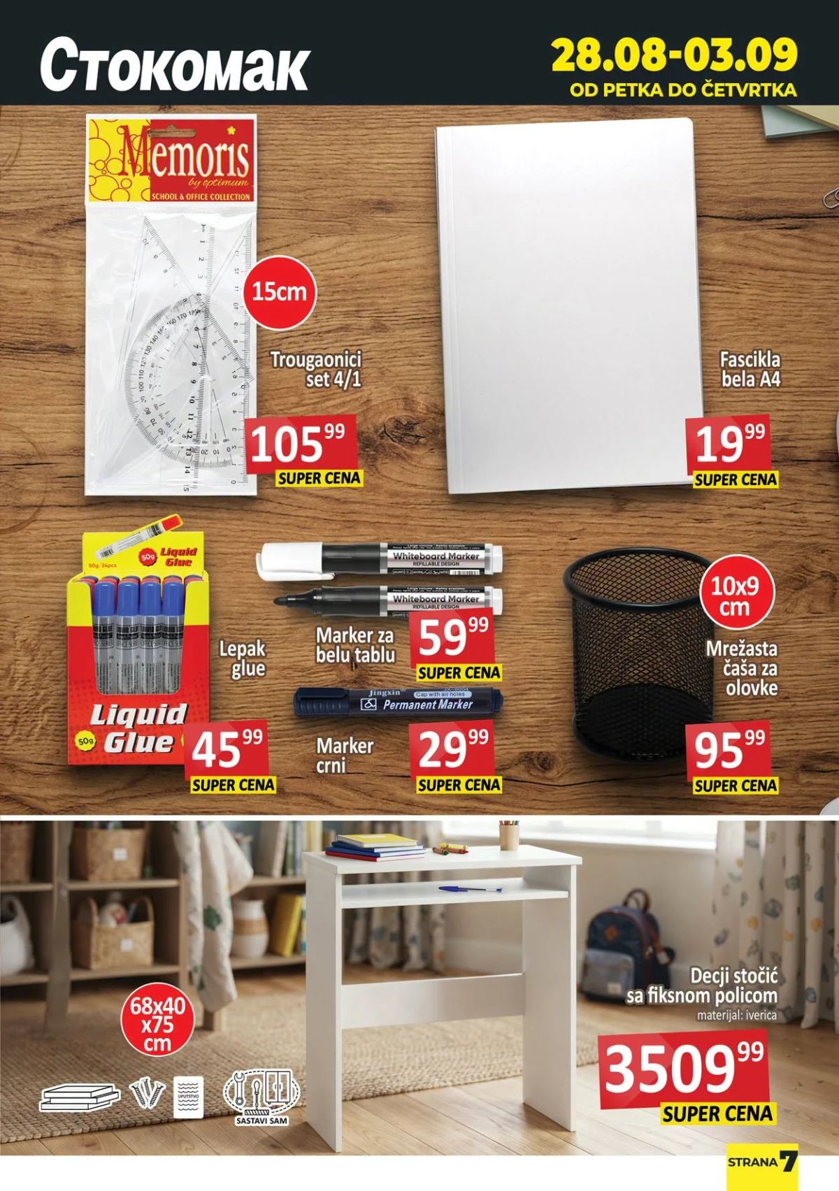 Stokomak katalog akcija strana 8 – važi od 28.8. do 3.9.2026.