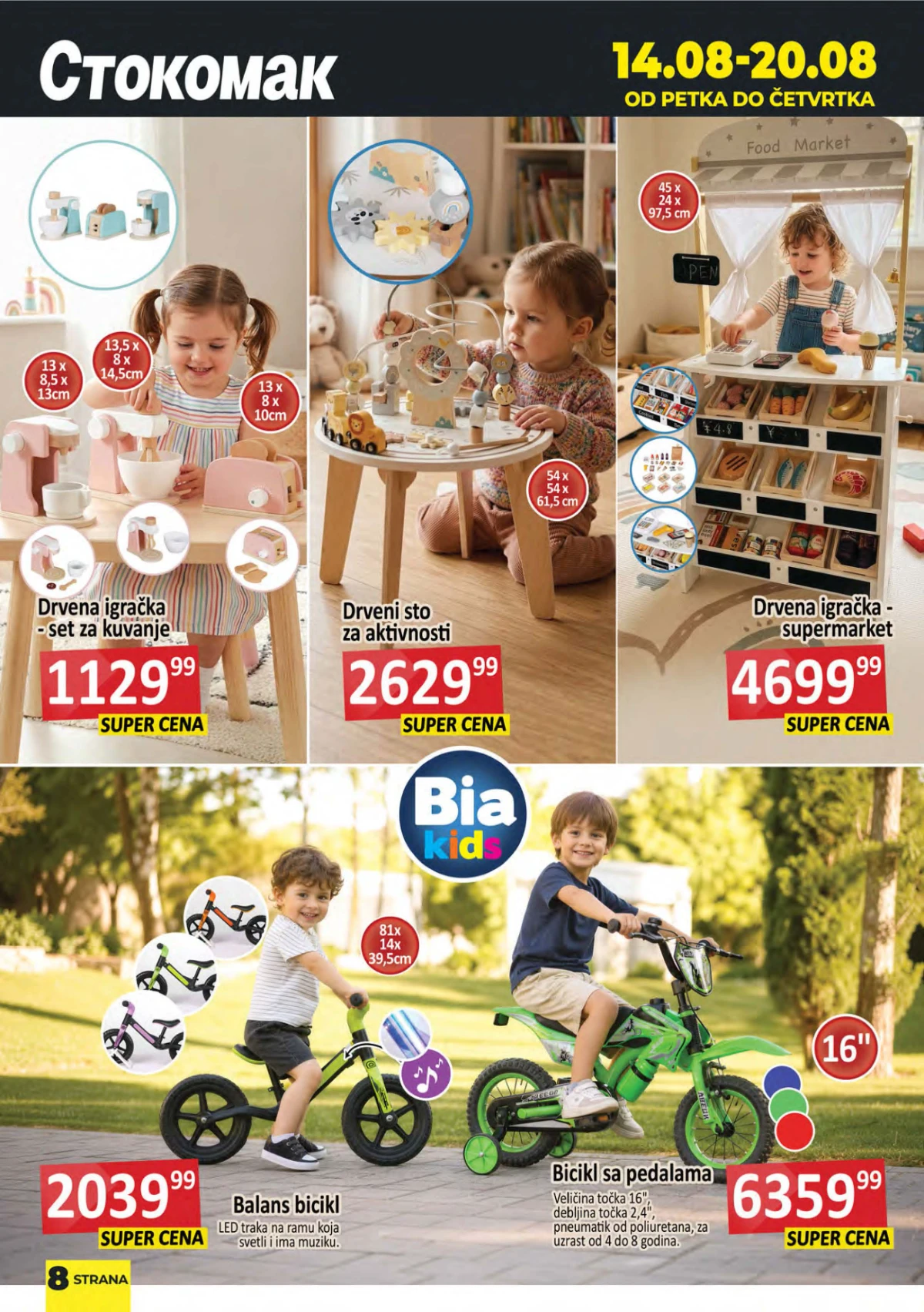 Stokomak katalog akcija strana 8 – važi od 14.8. do 20.8.2026.