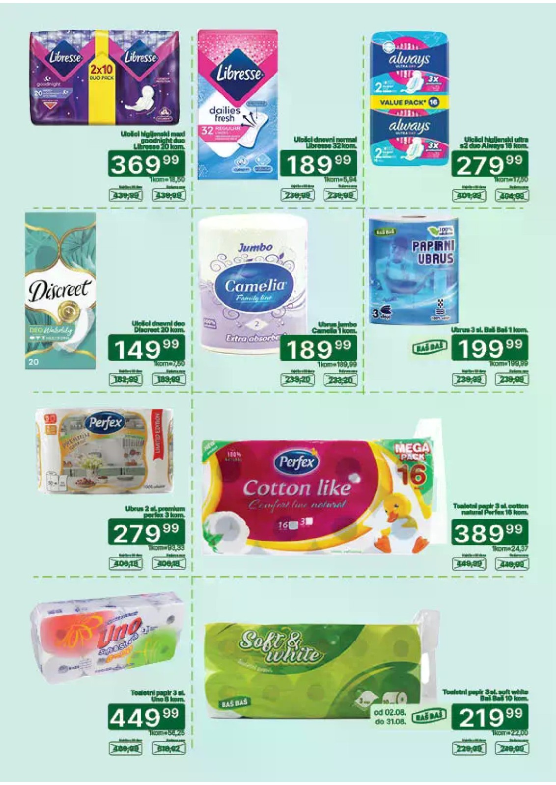 Univerexport katalog akcija strana 30 – važi od 17.8. do 31.8.2026.
