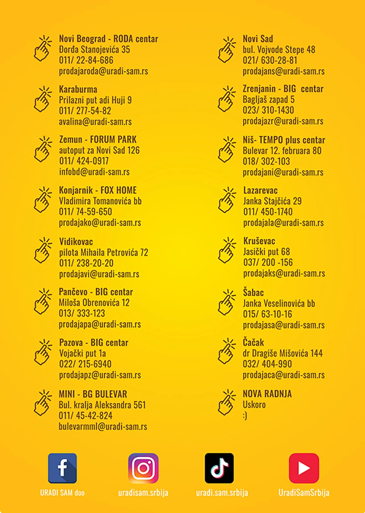 Uradi Sam katalog akcija strana 9 – važi od 13.8. do 23.8.2026.