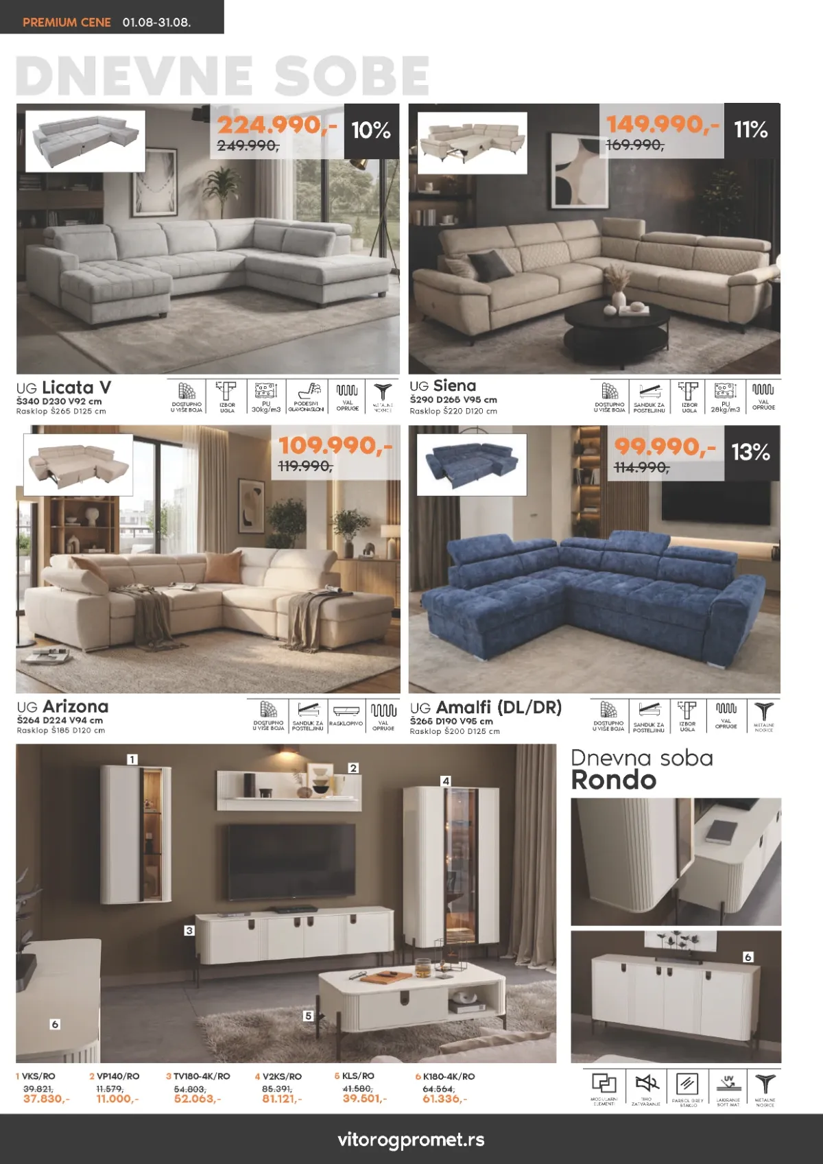 Vitorog katalog akcija strana 2 – važi od 1.8. do 31.8.2026.