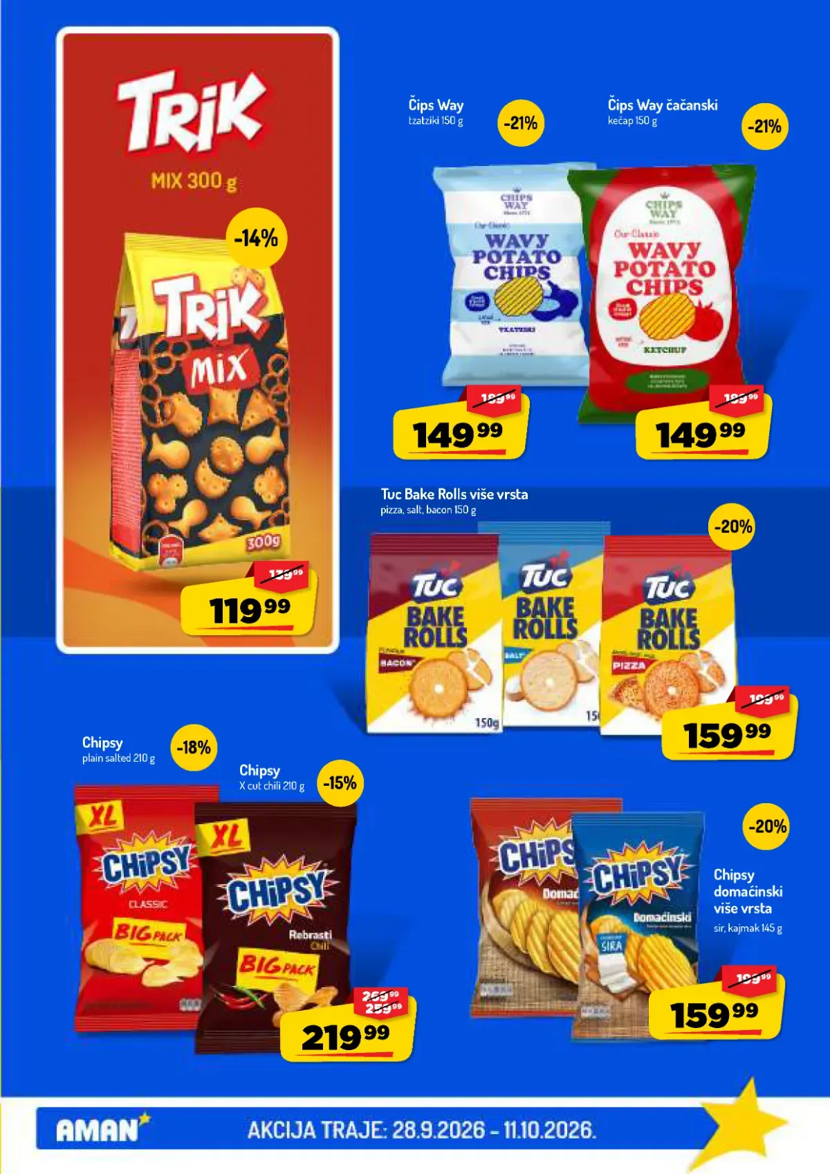Aman katalog akcija strana 31 – važi od 28.9. do 11.10.2026.