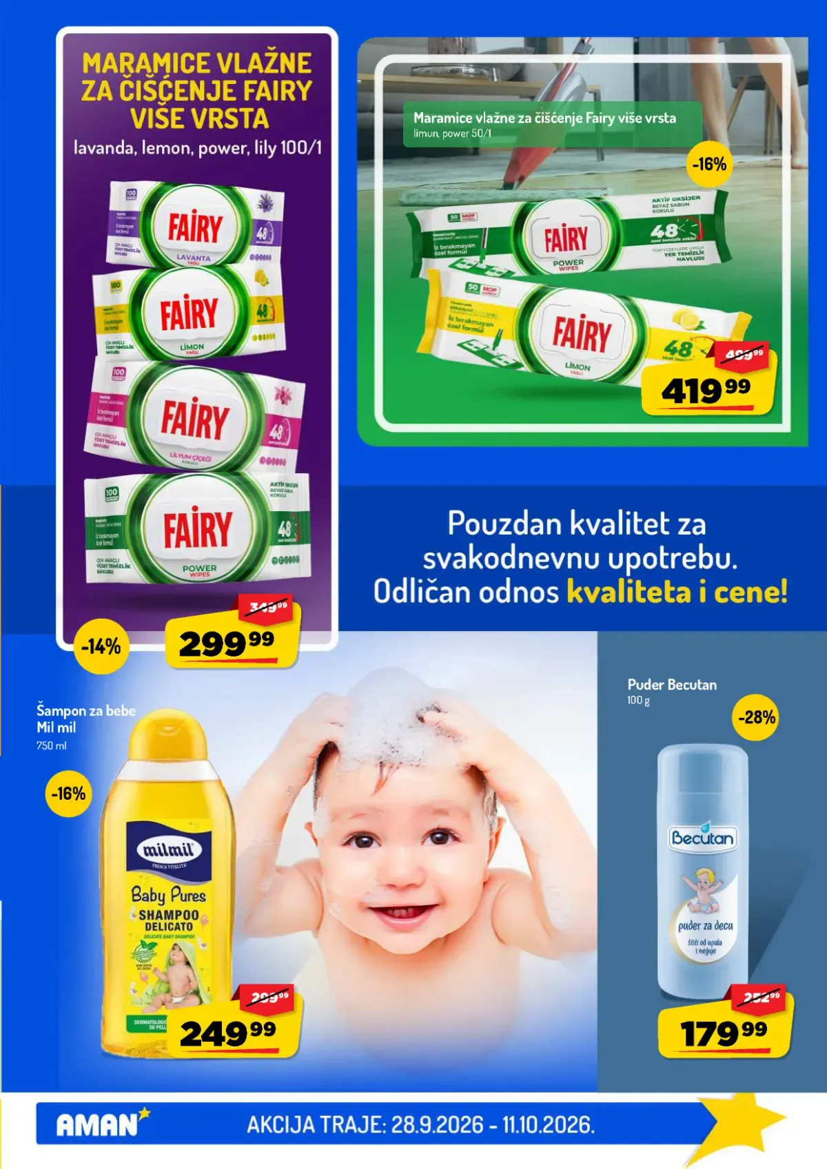 Aman katalog akcija strana 39 – važi od 28.9. do 11.10.2026.