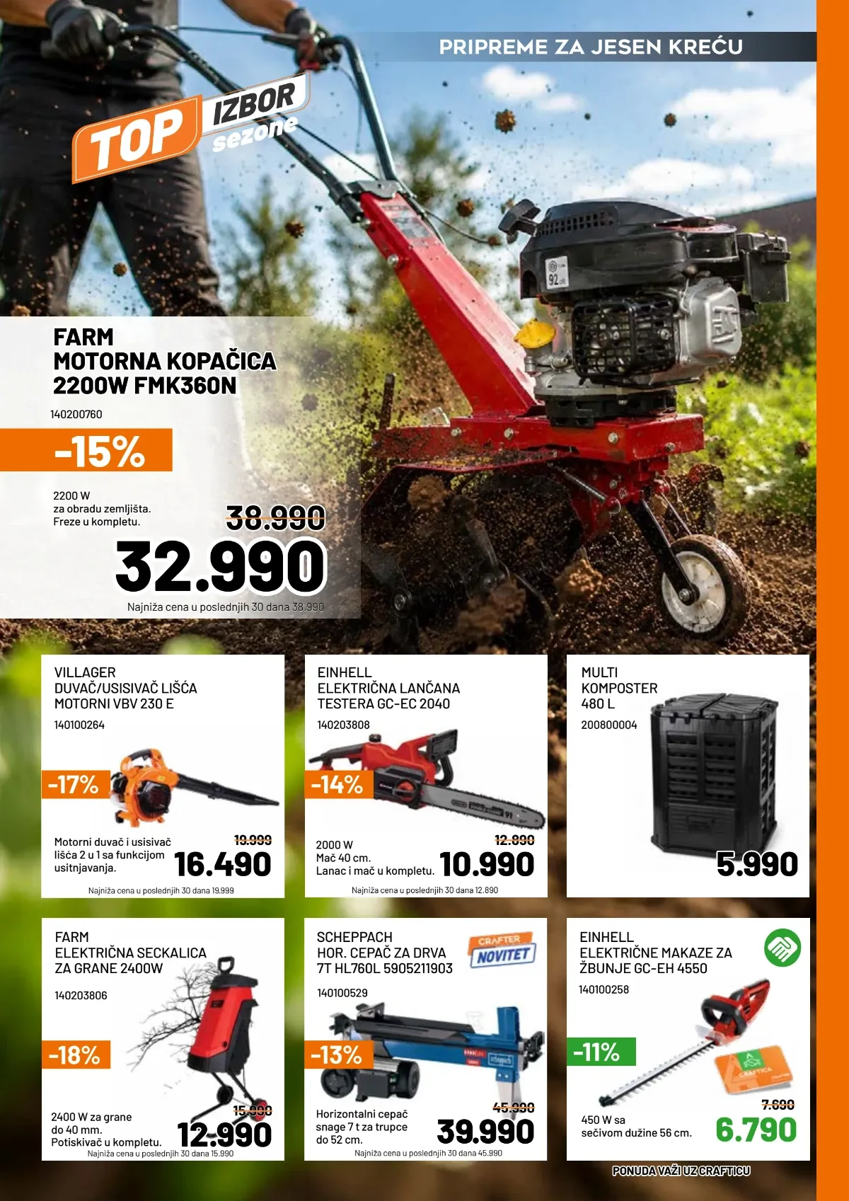 Crafter katalog akcija strana 2 – važi od 2.9. do 27.9.2026.