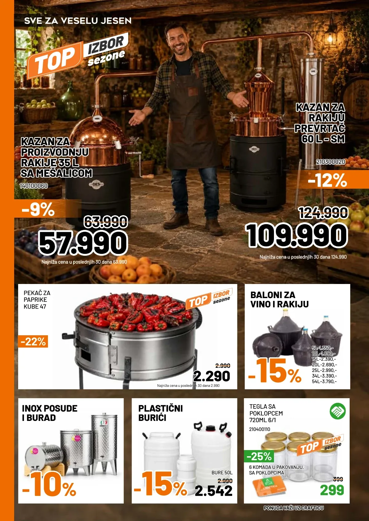 Crafter katalog akcija strana 3 – važi od 2.9. do 27.9.2026.
