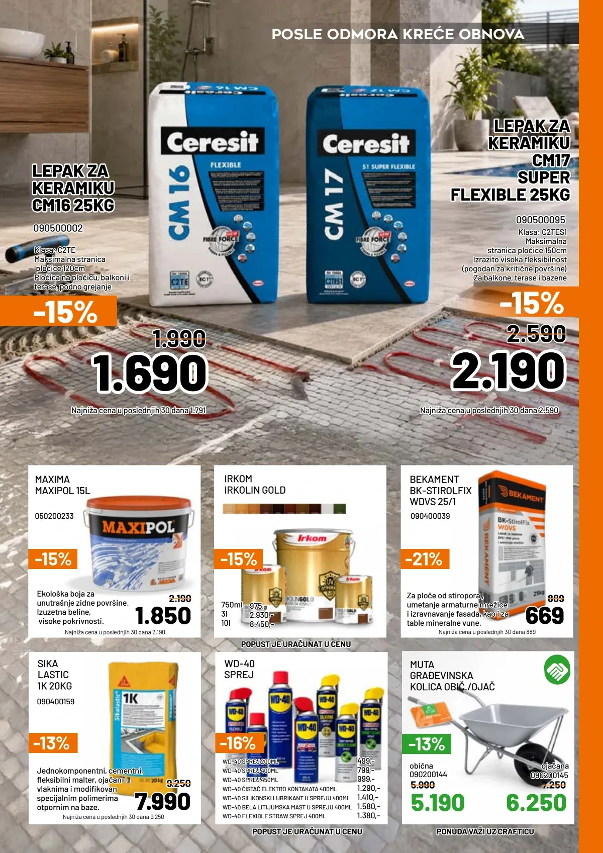 Crafter katalog akcija strana 8 – važi od 2.9. do 27.9.2026.