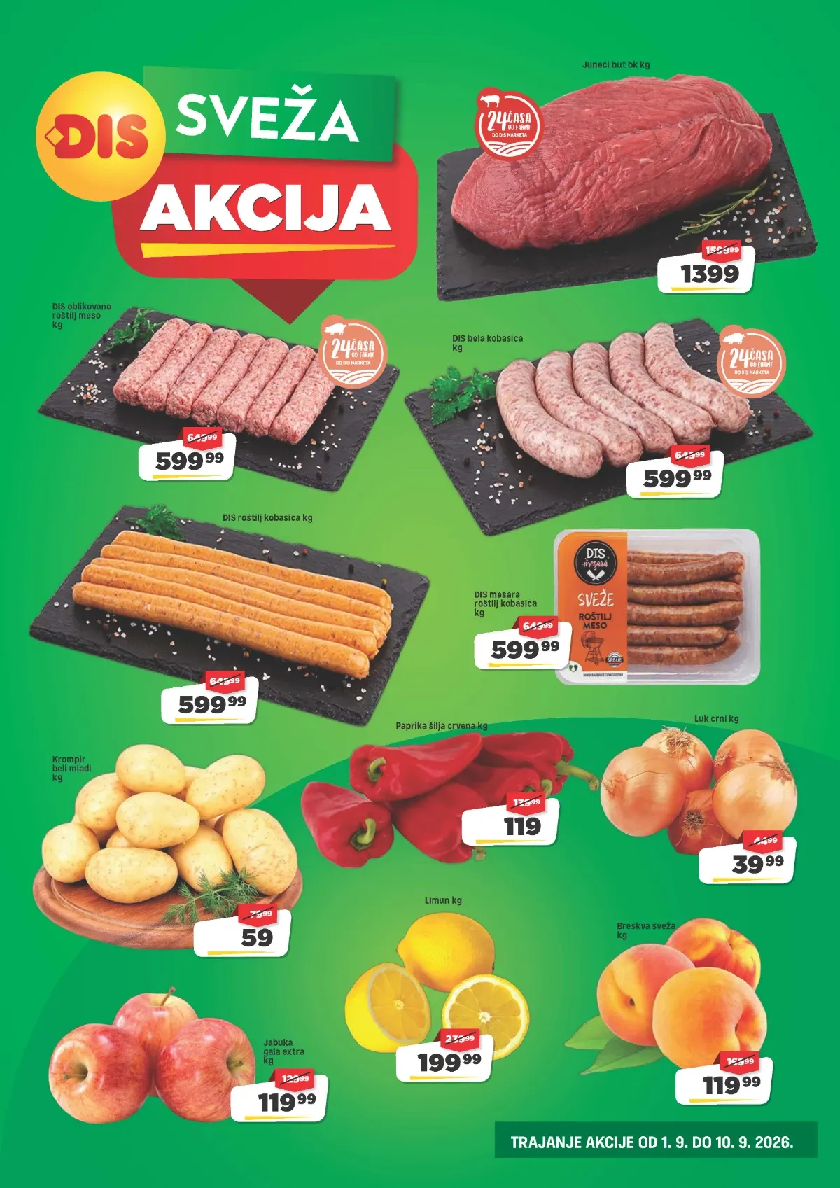 DIS katalog akcija strana 3 – važi od 1.9. do 10.9.2026.