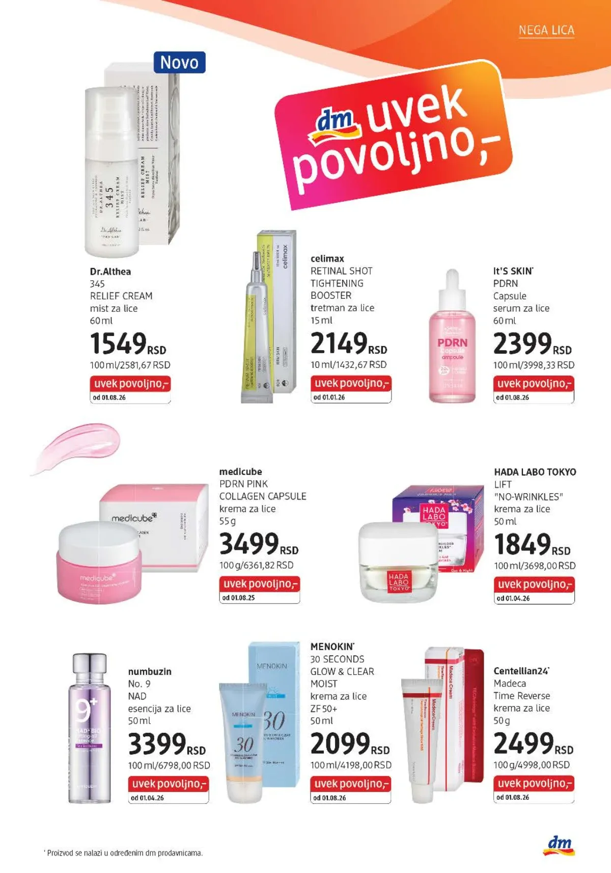 DM katalog akcija strana 11 – važi od 1.9. do 30.9.2026.