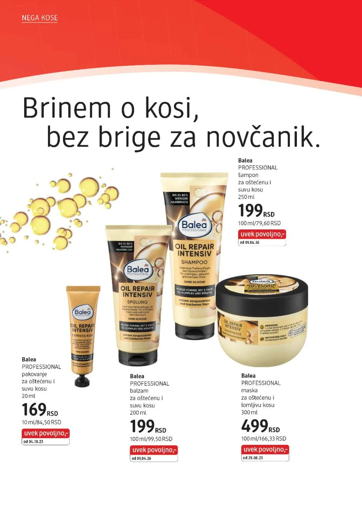DM katalog akcija strana 14 – važi od 1.9. do 30.9.2026.