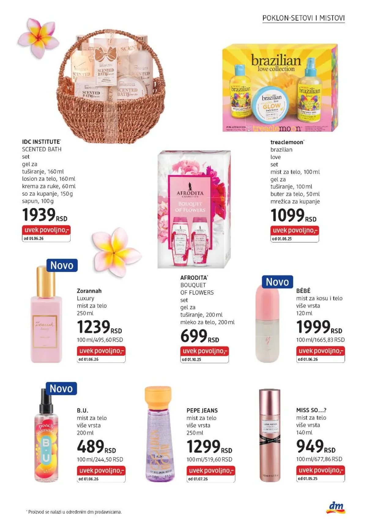 DM katalog akcija strana 23 – važi od 1.9. do 30.9.2026.