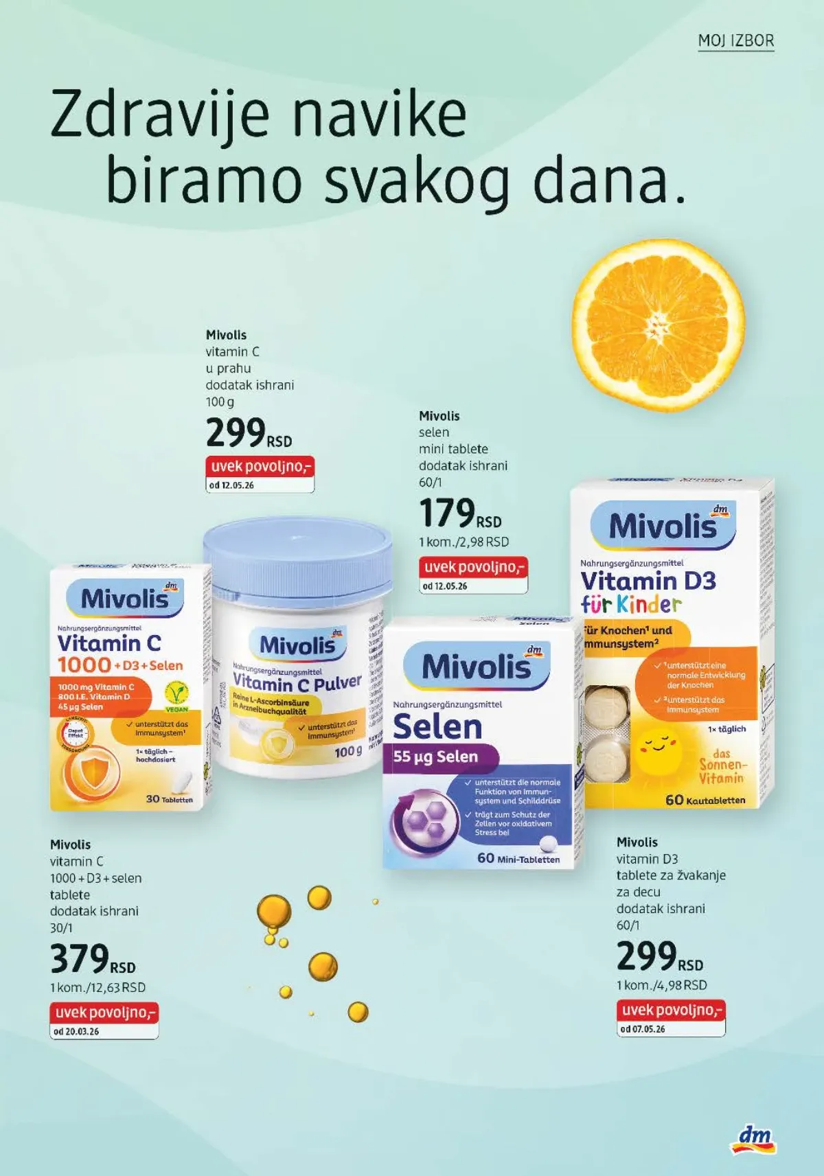 DM katalog akcija strana 29 – važi od 1.9. do 30.9.2026.