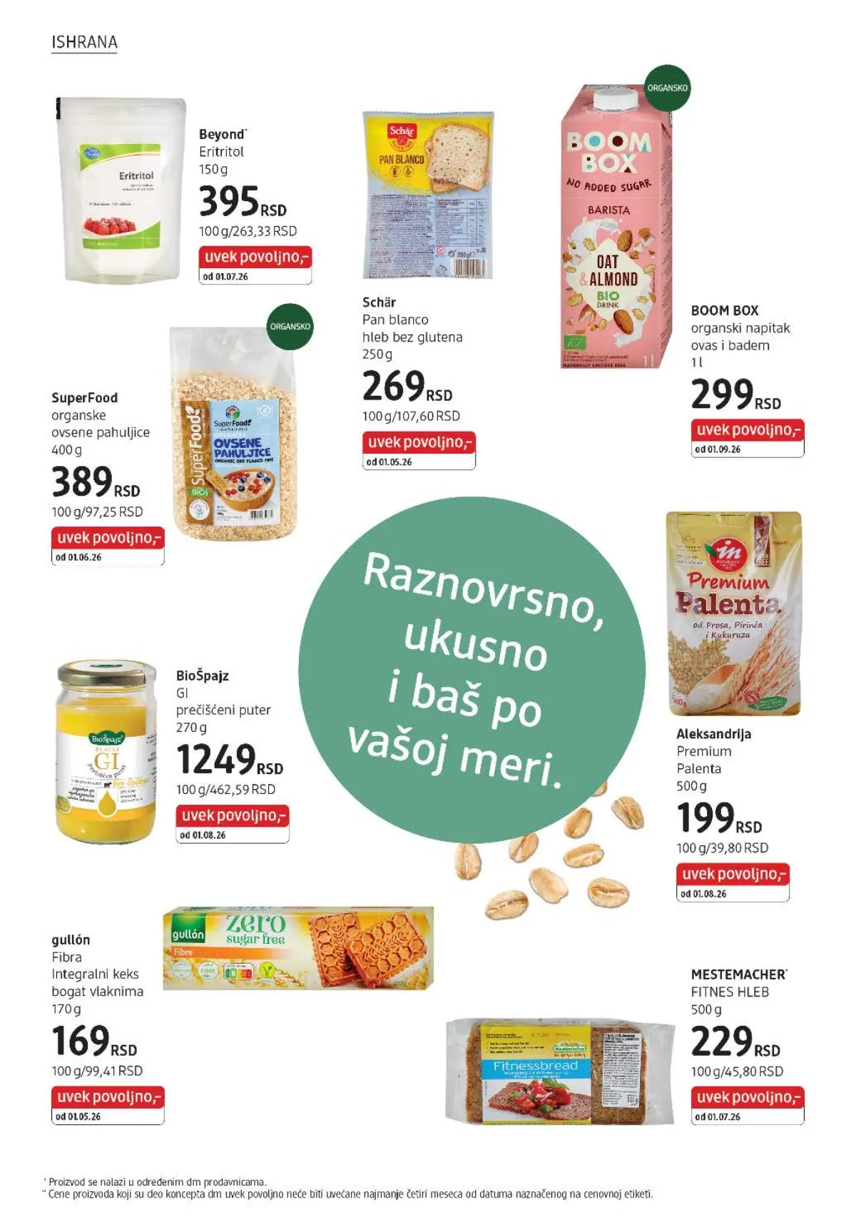 DM katalog akcija strana 32 – važi od 1.9. do 30.9.2026.
