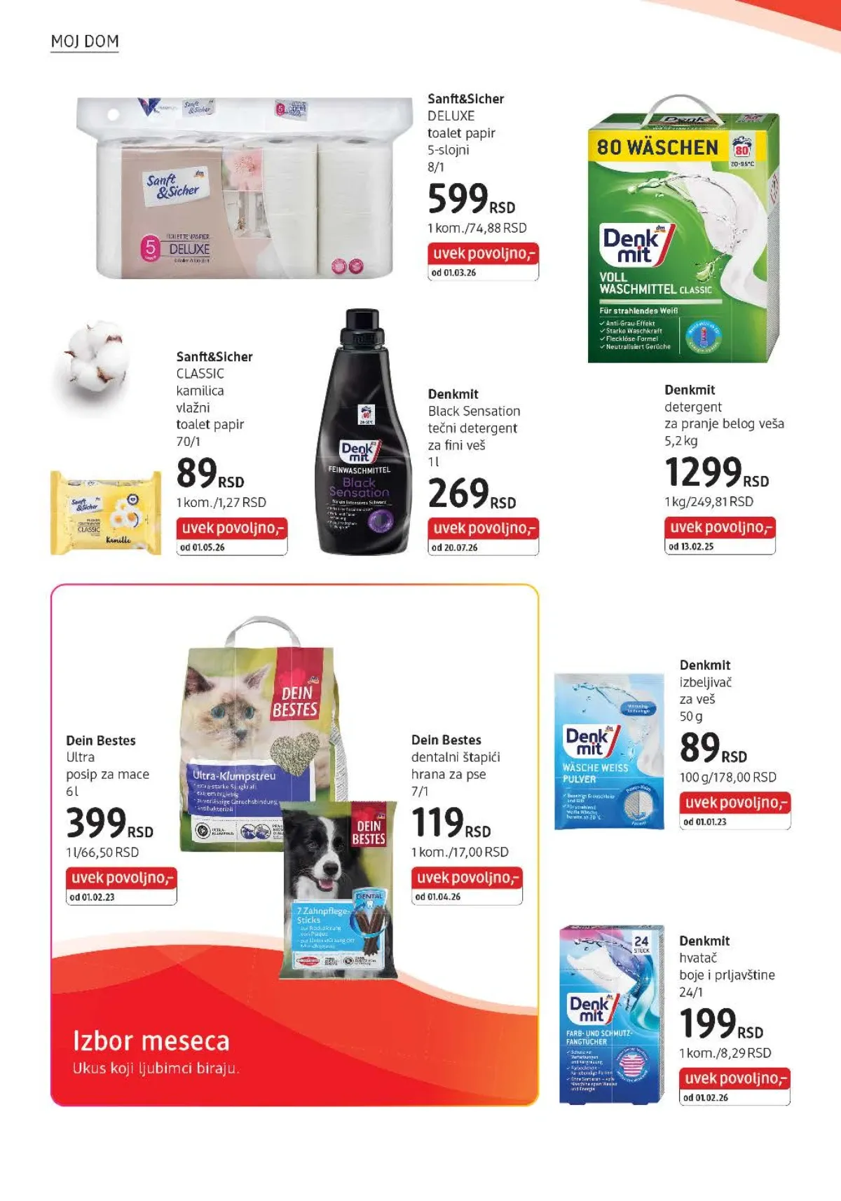 DM katalog akcija strana 38 – važi od 1.9. do 30.9.2026.
