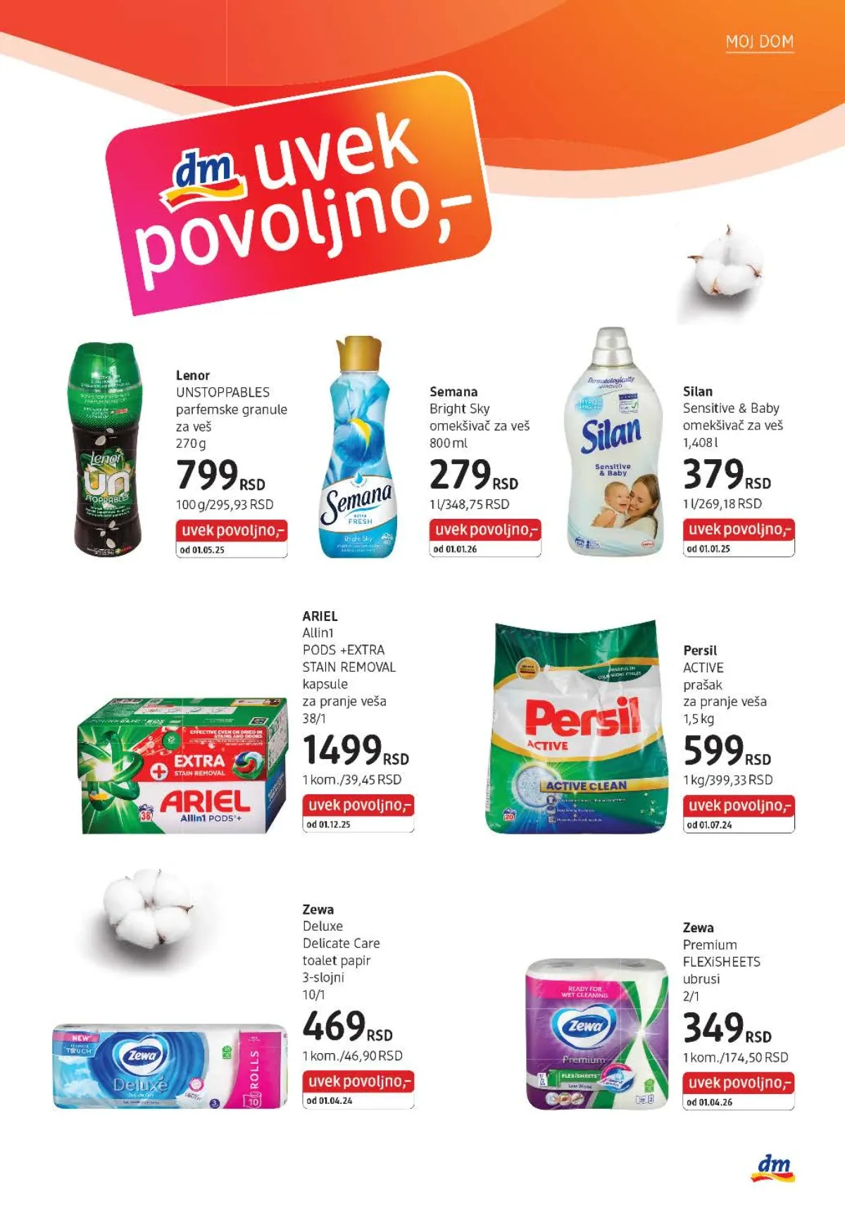 DM katalog akcija strana 39 – važi od 1.9. do 30.9.2026.
