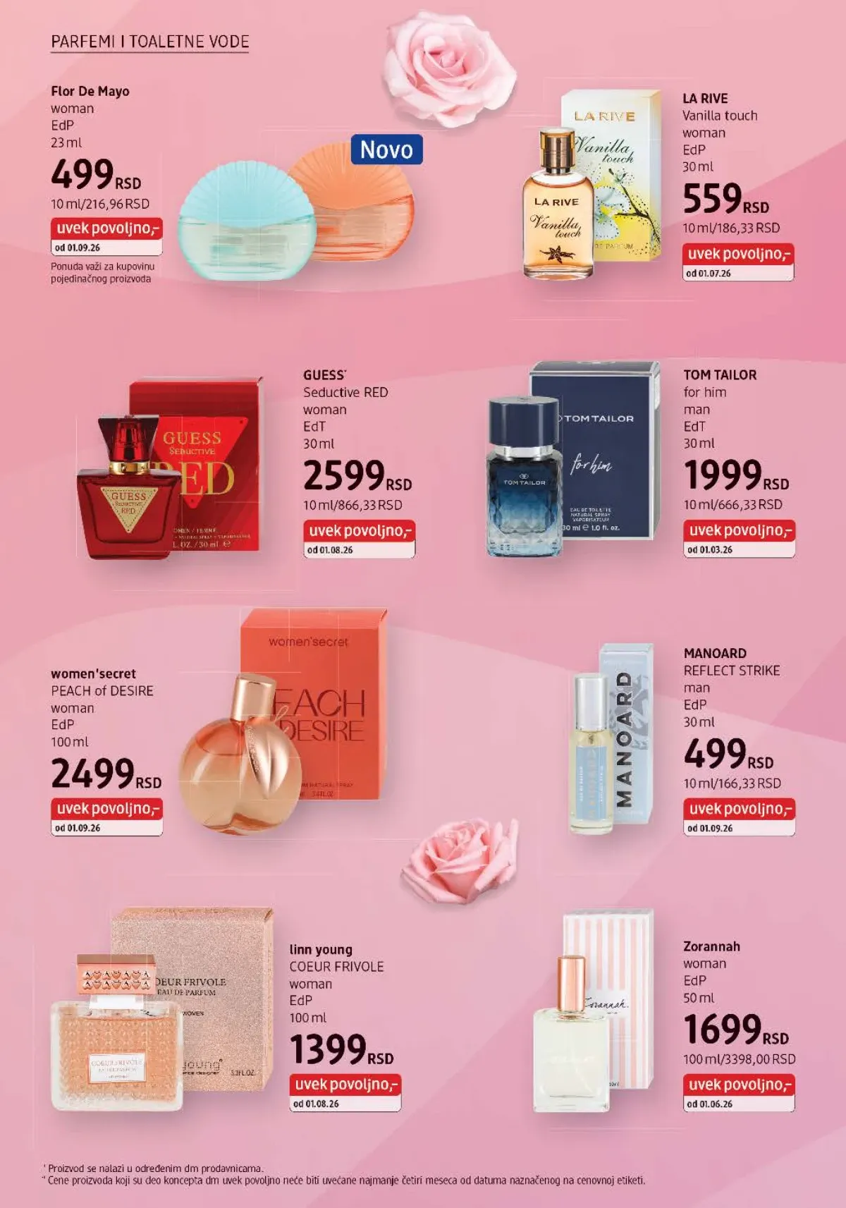 DM katalog akcija strana 8 – važi od 1.9. do 30.9.2026.