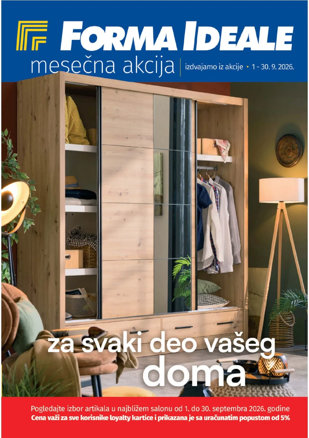 Forma Ideale katalog akcija strana 1 – važi od 1.9. do 30.9.2026.