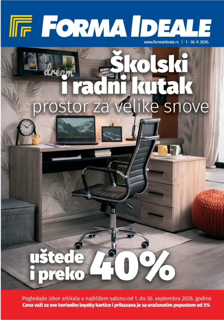 Forma Ideale katalog akcija strana 1 – važi od 1.9. do 30.9.2026.