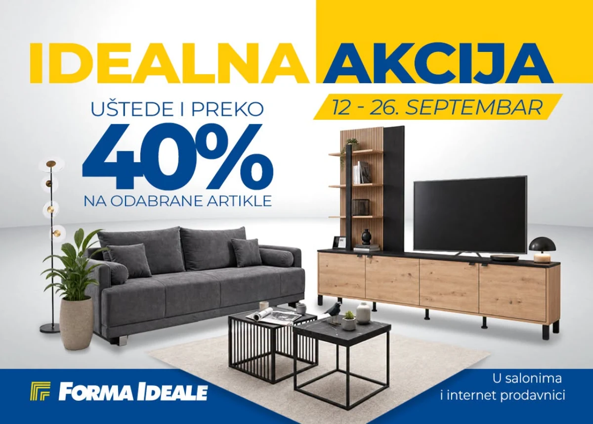 Forma Ideale katalog akcija strana 1 – važi od 12.9. do 26.9.2026.
