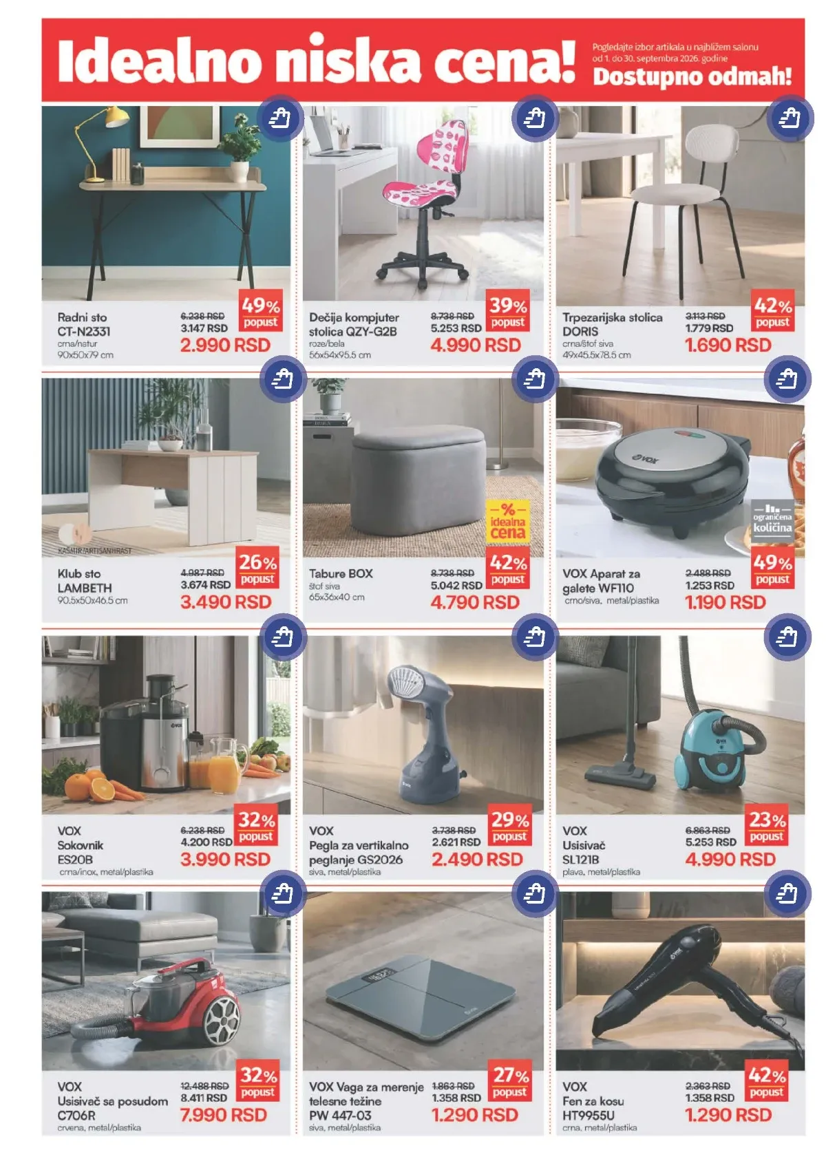 Forma Ideale katalog akcija strana 2 – važi od 1.9. do 30.9.2026.
