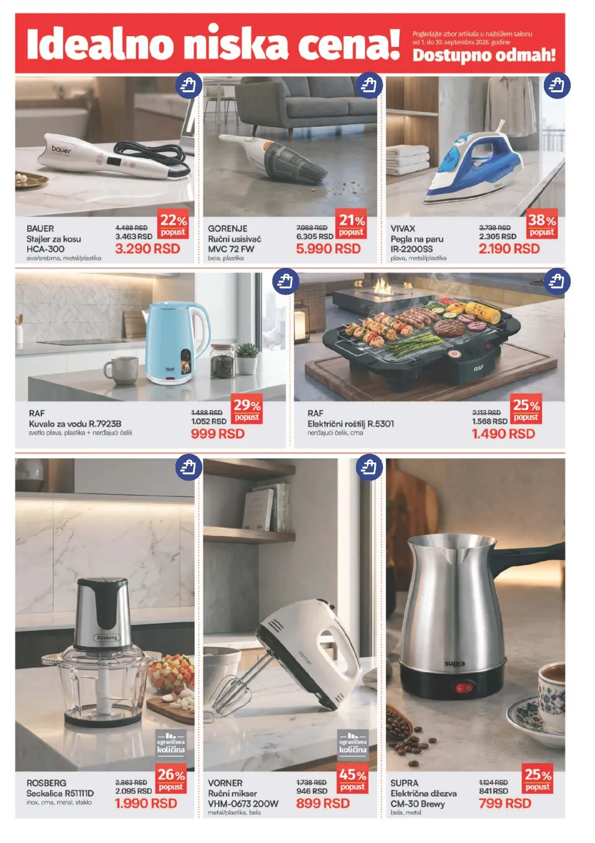 Forma Ideale katalog akcija strana 3 – važi od 1.9. do 30.9.2026.