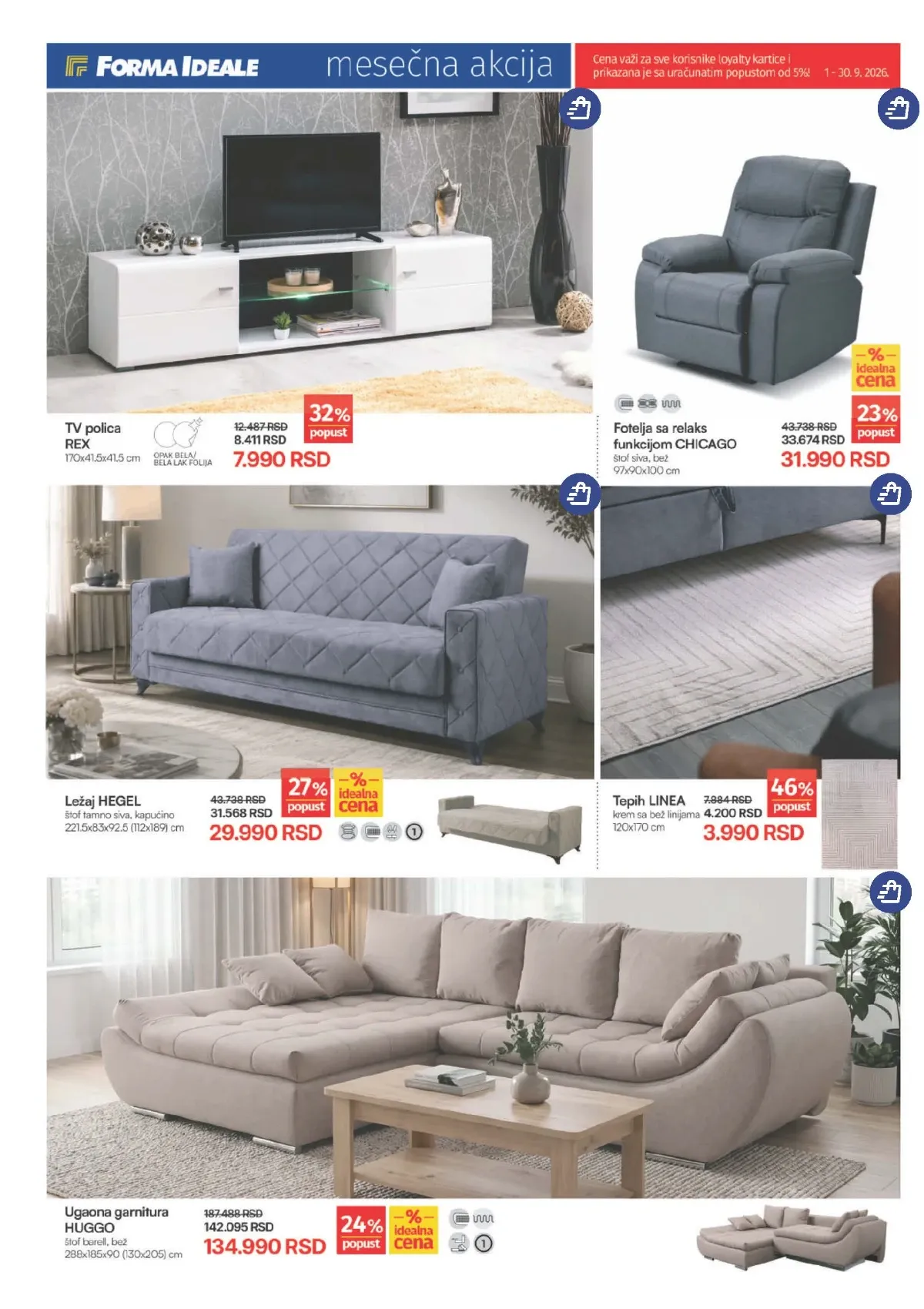 Forma Ideale katalog akcija strana 4 – važi od 1.9. do 30.9.2026.
