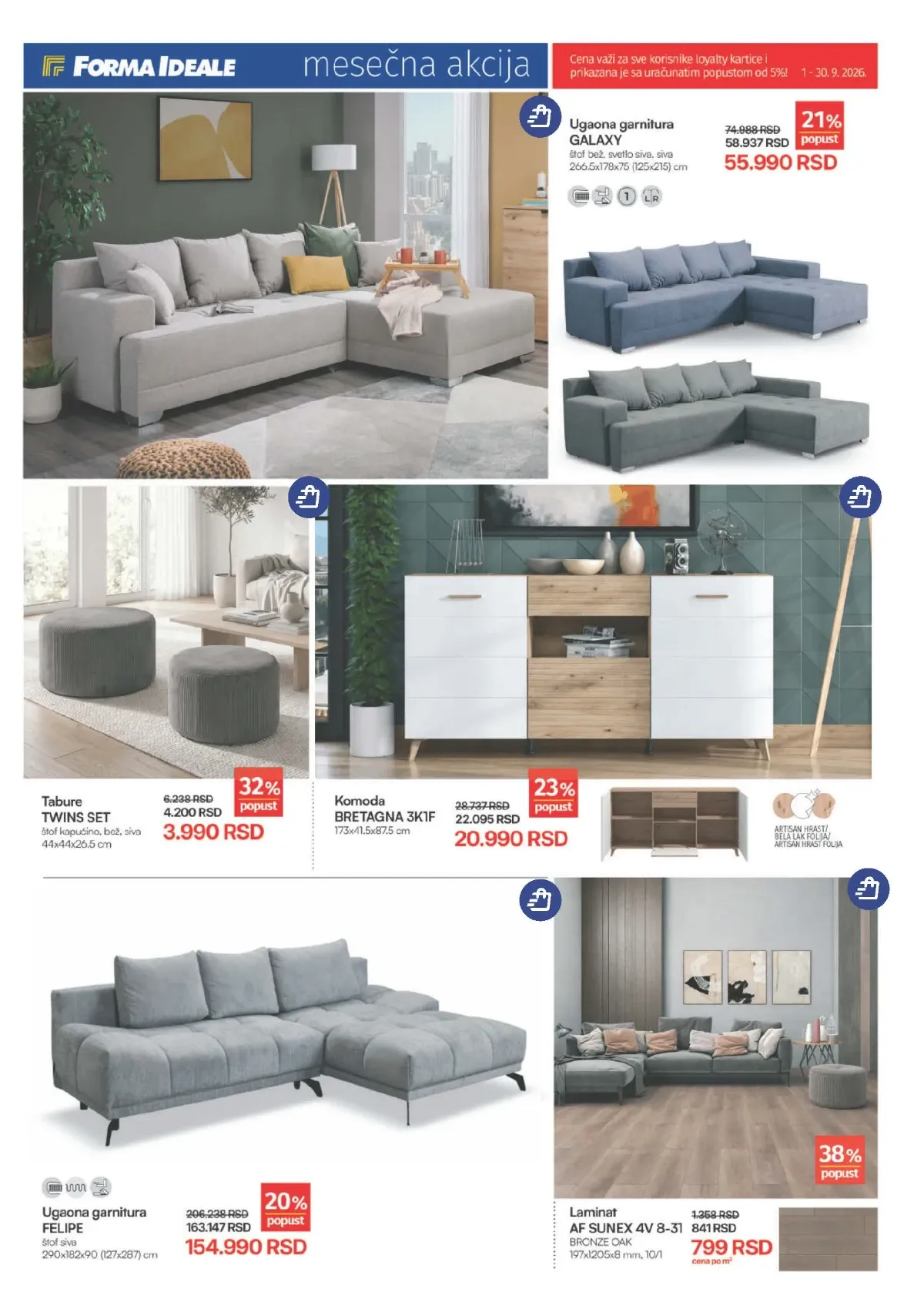 Forma Ideale katalog akcija strana 5 – važi od 1.9. do 30.9.2026.