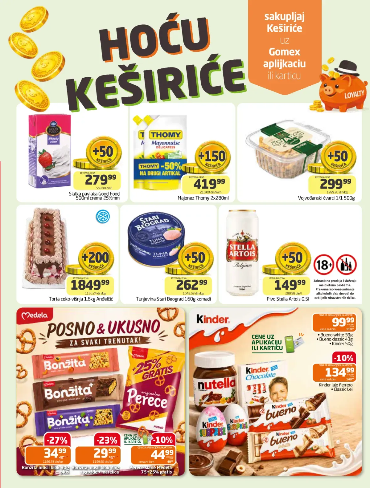 Gomex katalog akcija strana 19 – važi od 16.9. do 29.9.2026.