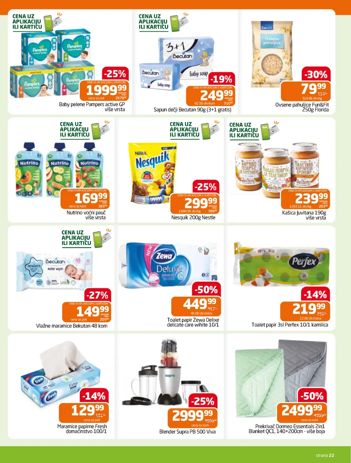 Gomex katalog akcija strana 22 – važi od 16.9. do 29.9.2026.