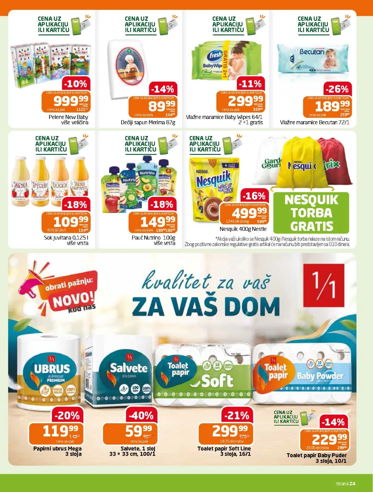 Gomex katalog akcija strana 24 – važi od 2.9. do 15.9.2026.