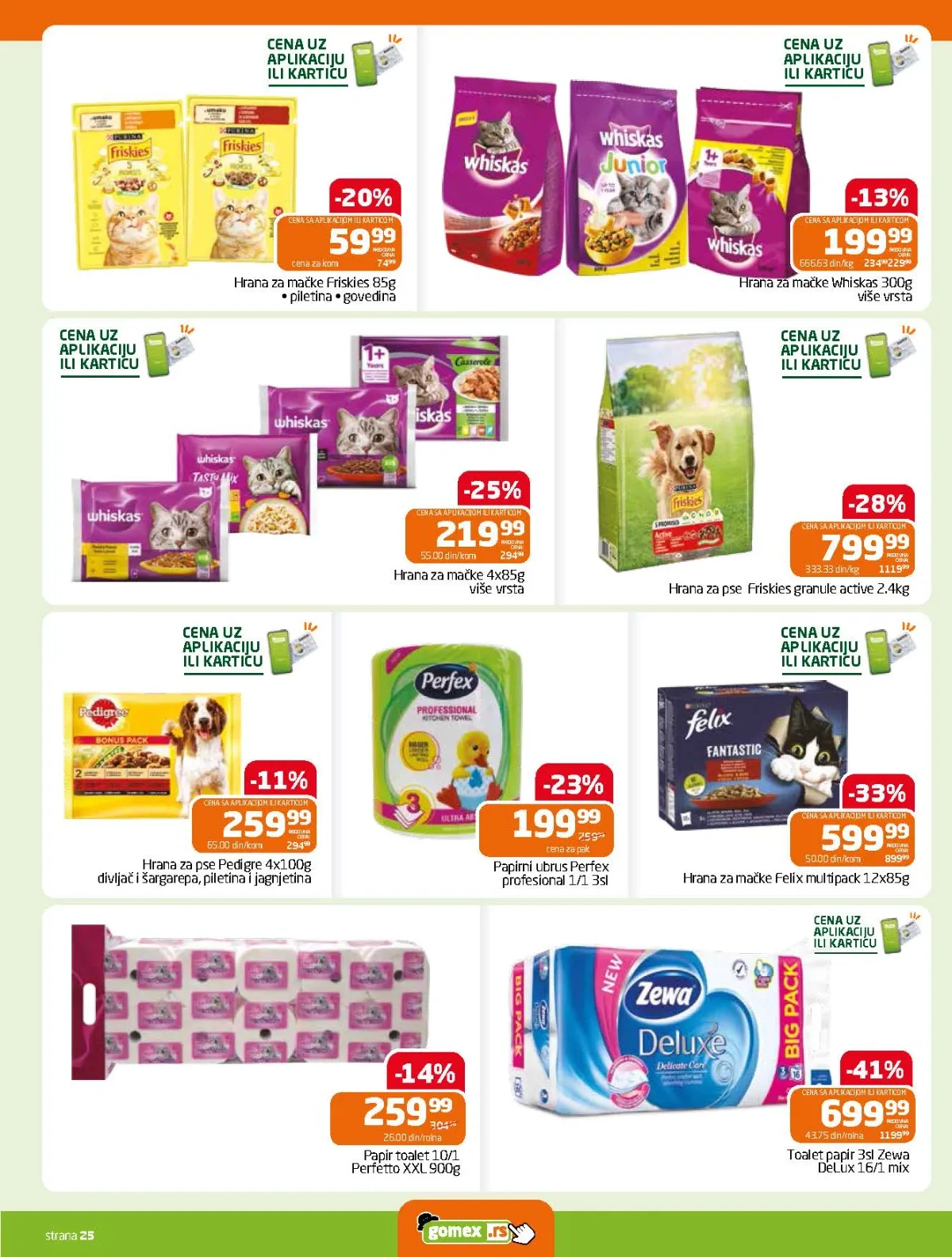Gomex katalog akcija strana 25 – važi od 2.9. do 15.9.2026.