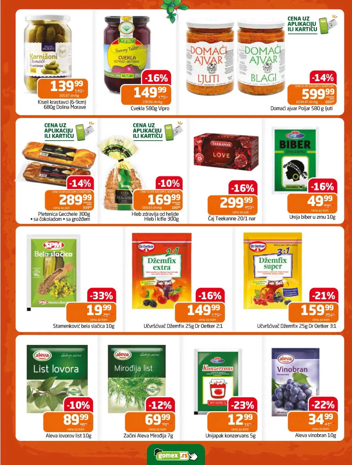 Gomex katalog akcija strana 25 – važi od 16.9. do 29.9.2026.