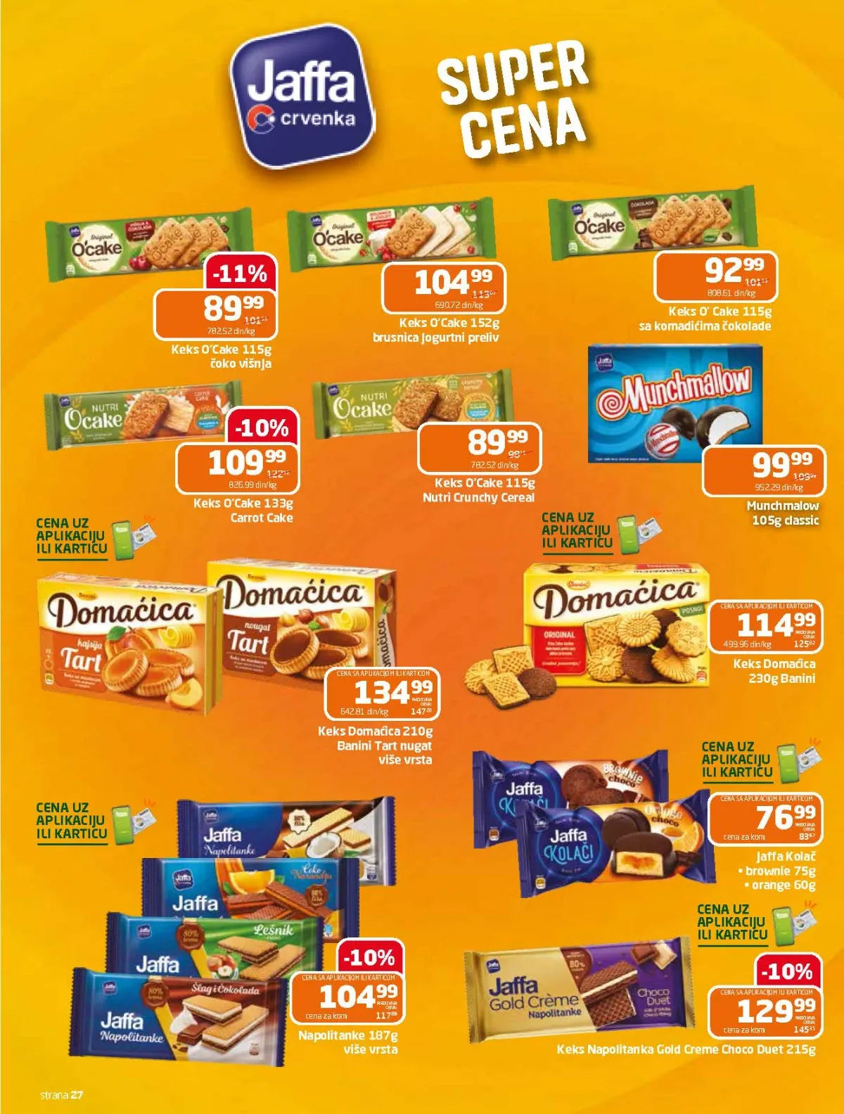 Gomex katalog akcija strana 27 – važi od 2.9. do 15.9.2026.