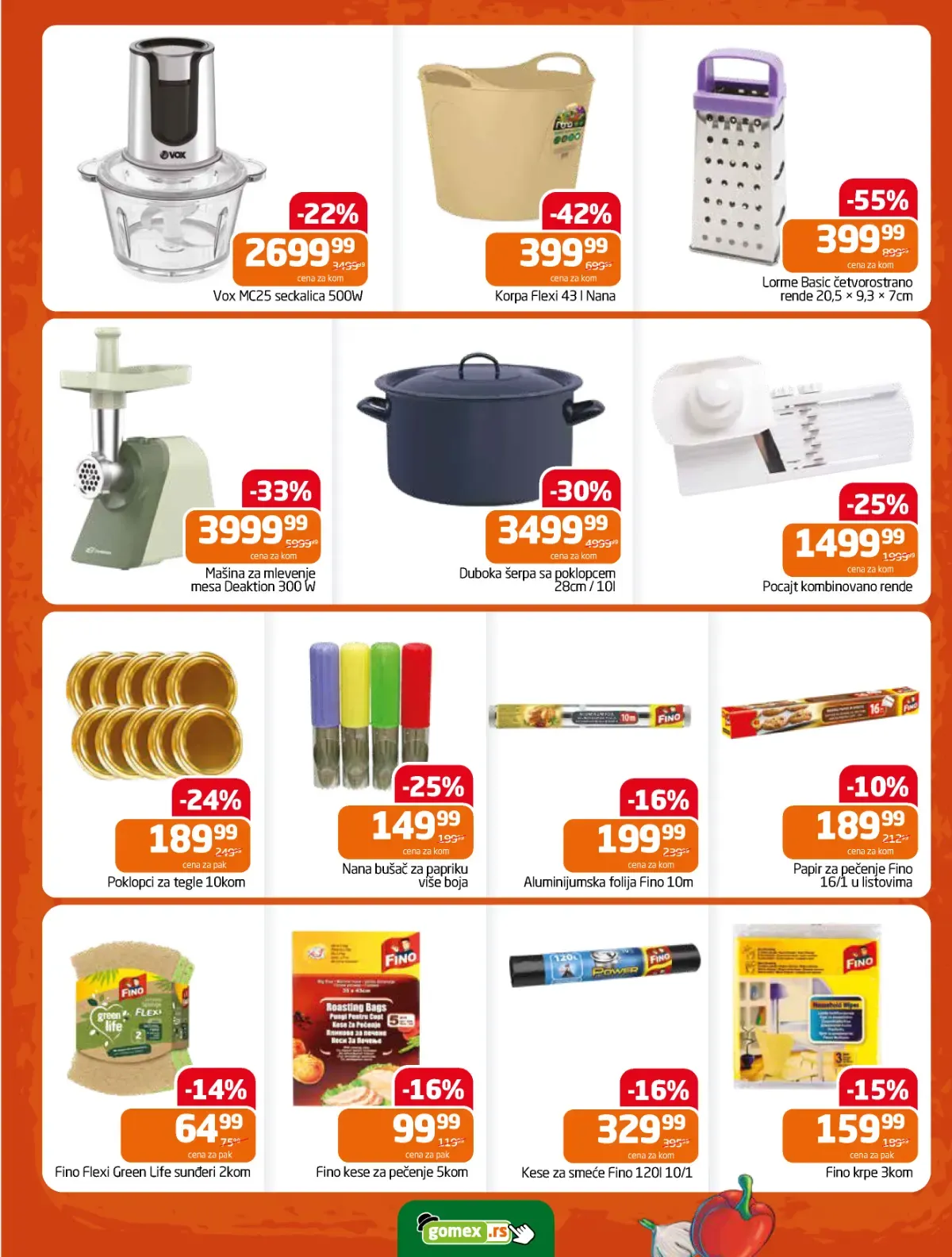 Gomex katalog akcija strana 27 – važi od 16.9. do 29.9.2026.