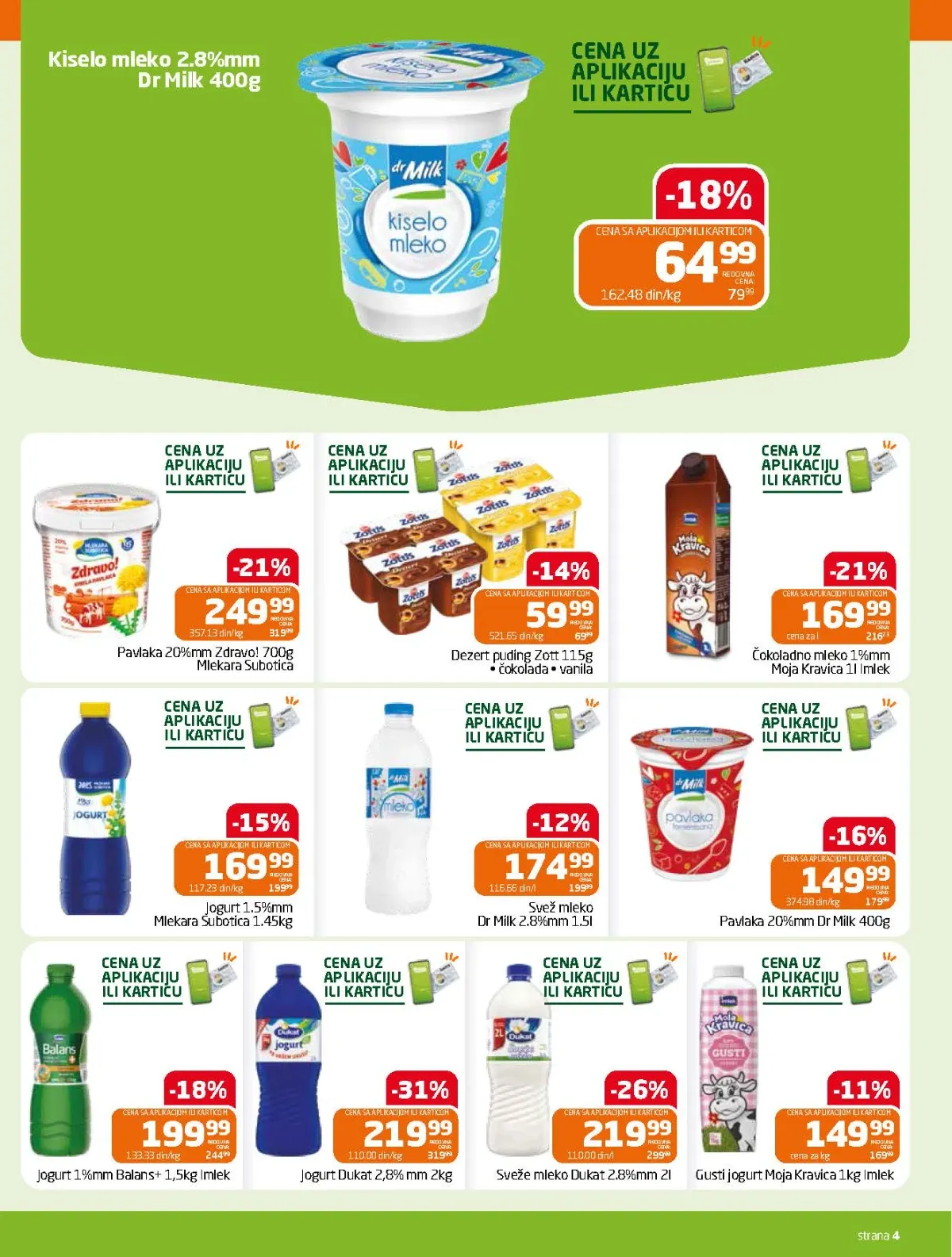 Gomex katalog akcija strana 4 – važi od 2.9. do 15.9.2026.