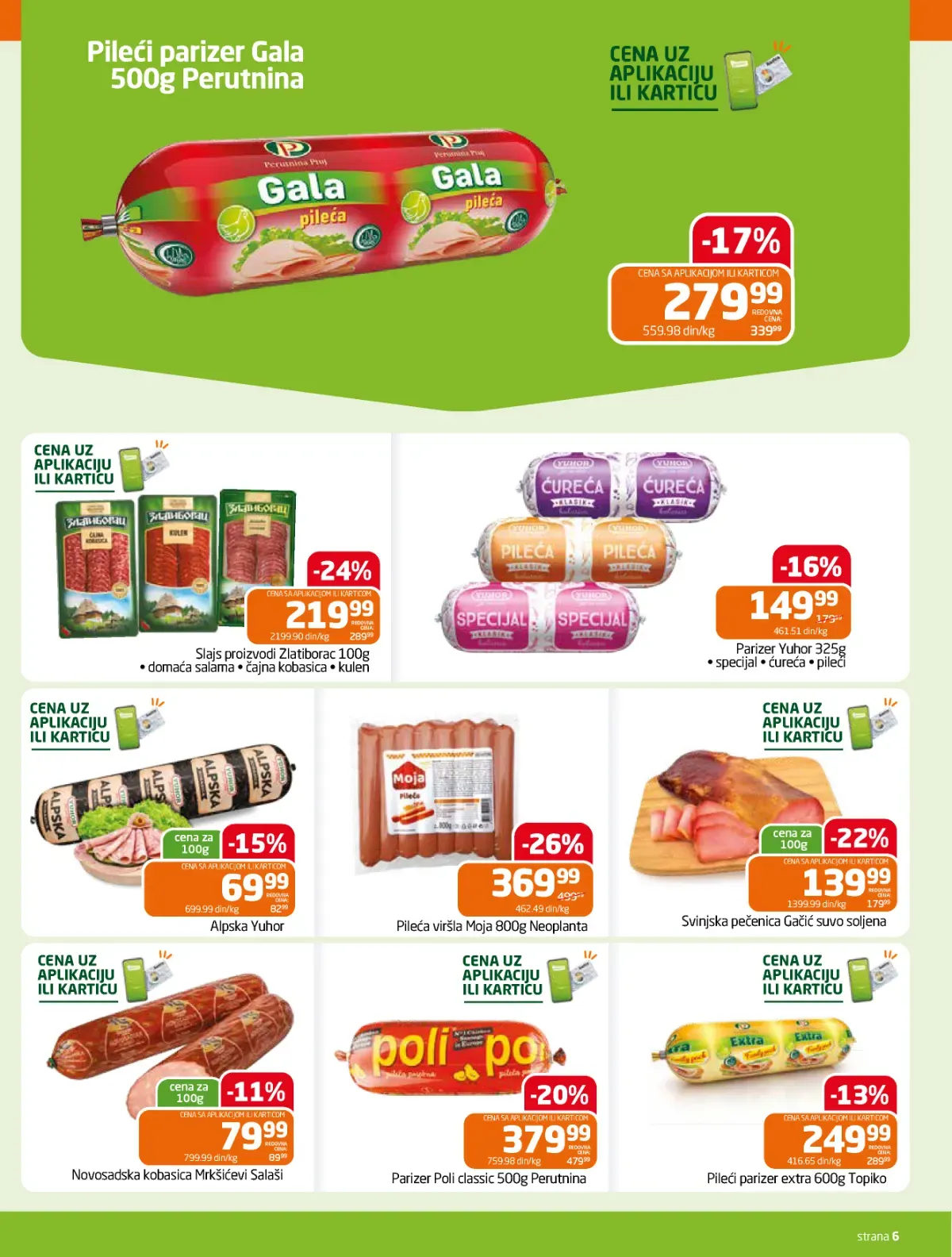Gomex katalog akcija strana 6 – važi od 16.9. do 29.9.2026.