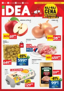 Idea katalog akcija strana 1 – važi od 24.9. do 27.9.2026.