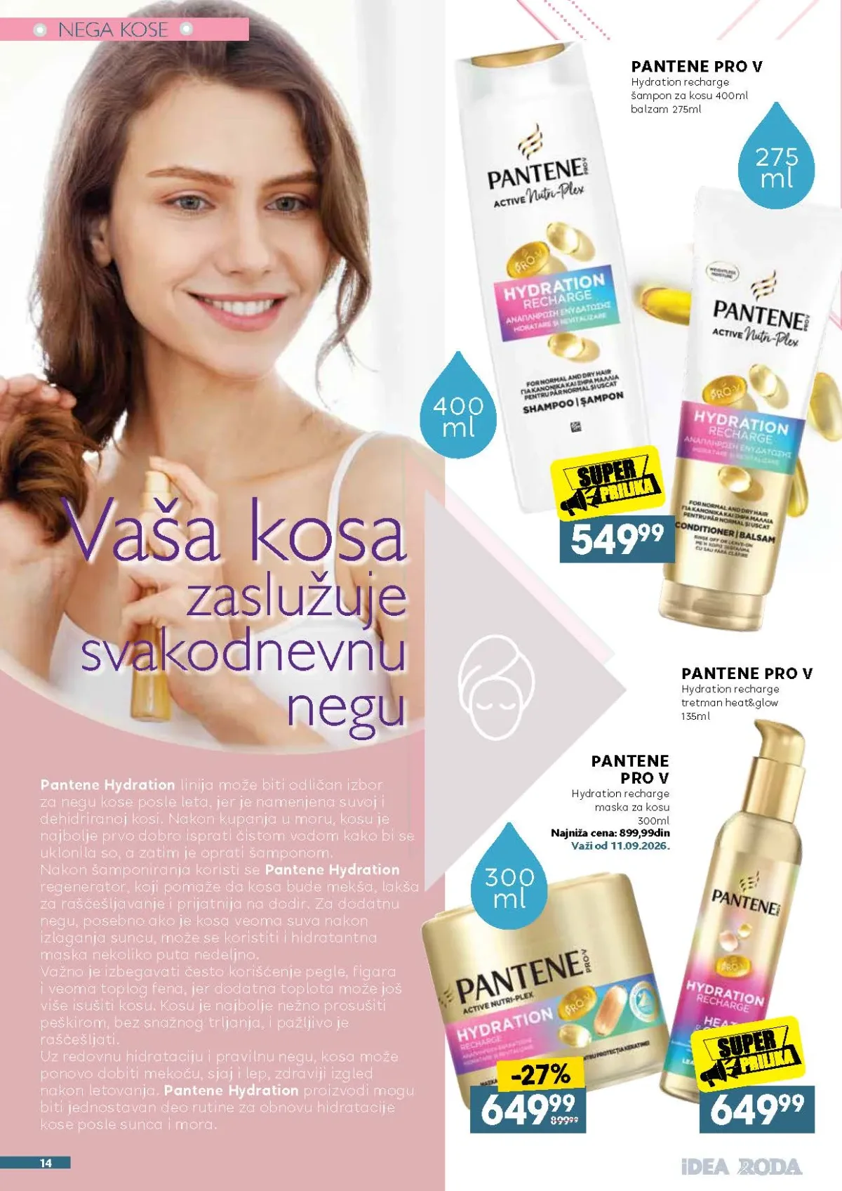 Idea katalog akcija strana 14 – važi od 31.8. do 26.9.2026.