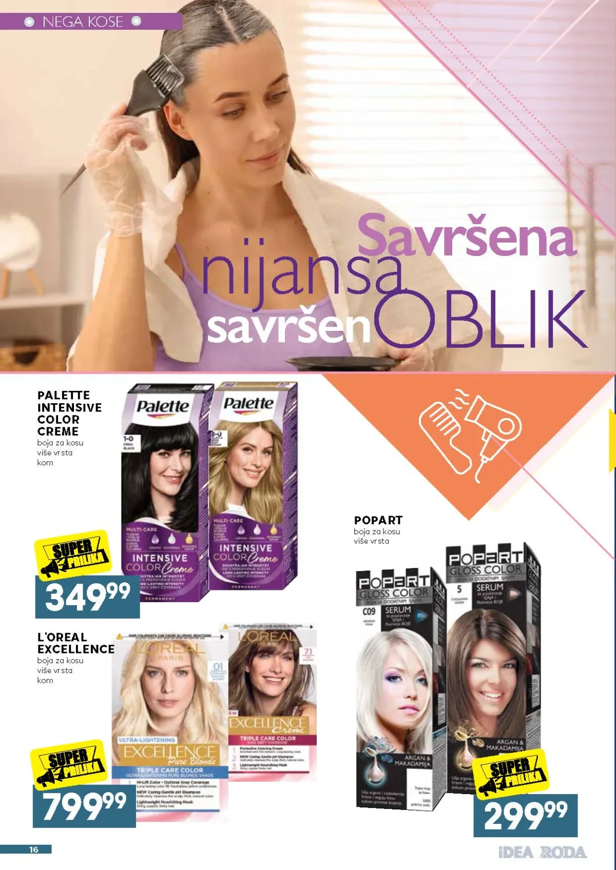 Idea katalog akcija strana 16 – važi od 31.8. do 26.9.2026.