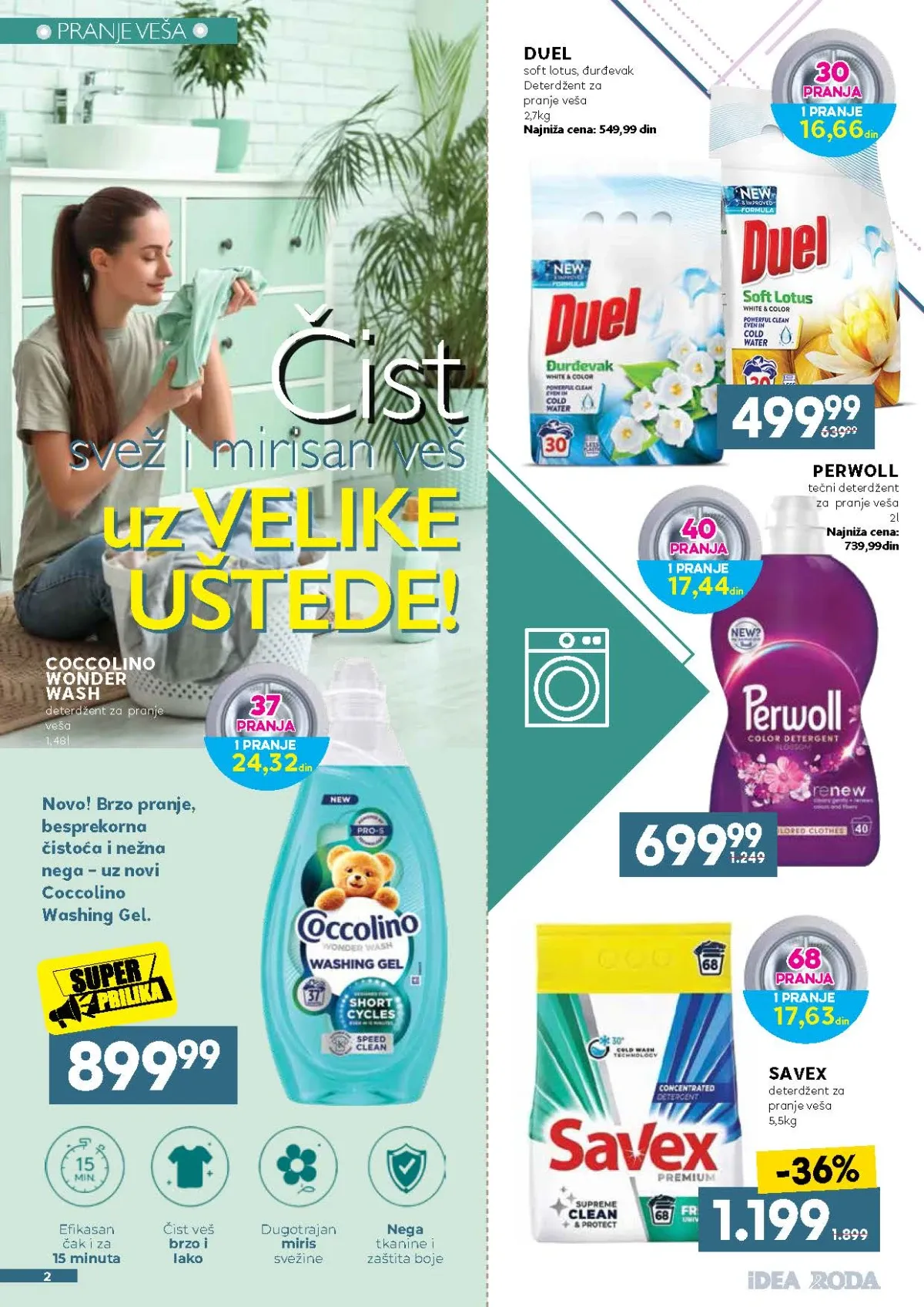 Idea katalog akcija strana 2 – važi od 31.8. do 26.9.2026.