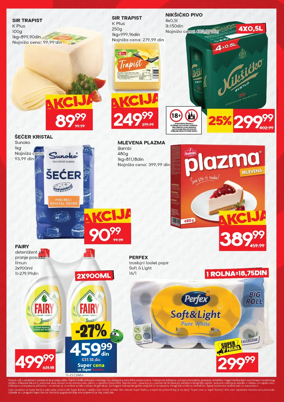 Idea katalog akcija strana 2 – važi od 24.9. do 27.9.2026.
