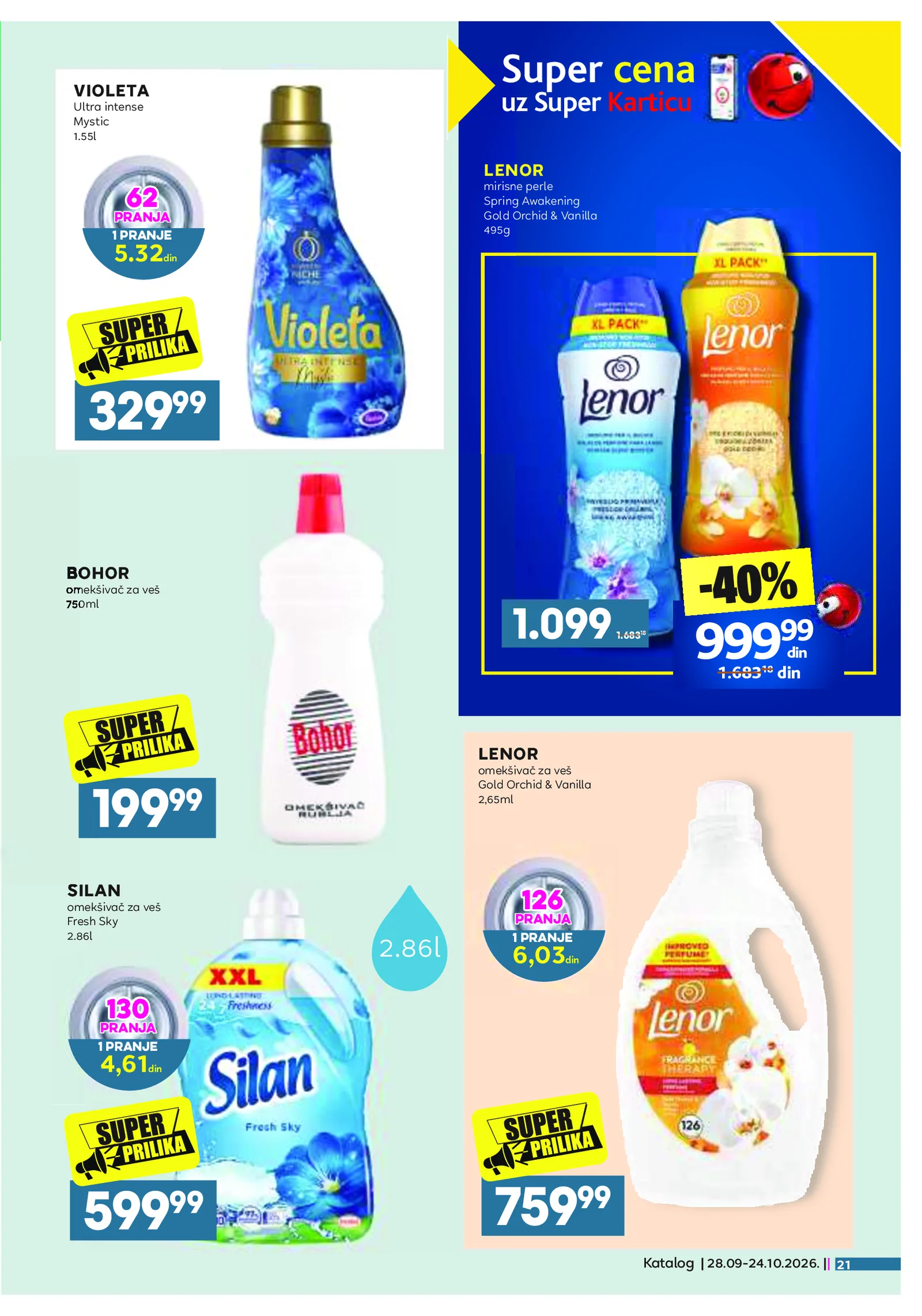 Idea katalog akcija strana 53 – važi od 28.9. do 24.10.2026.